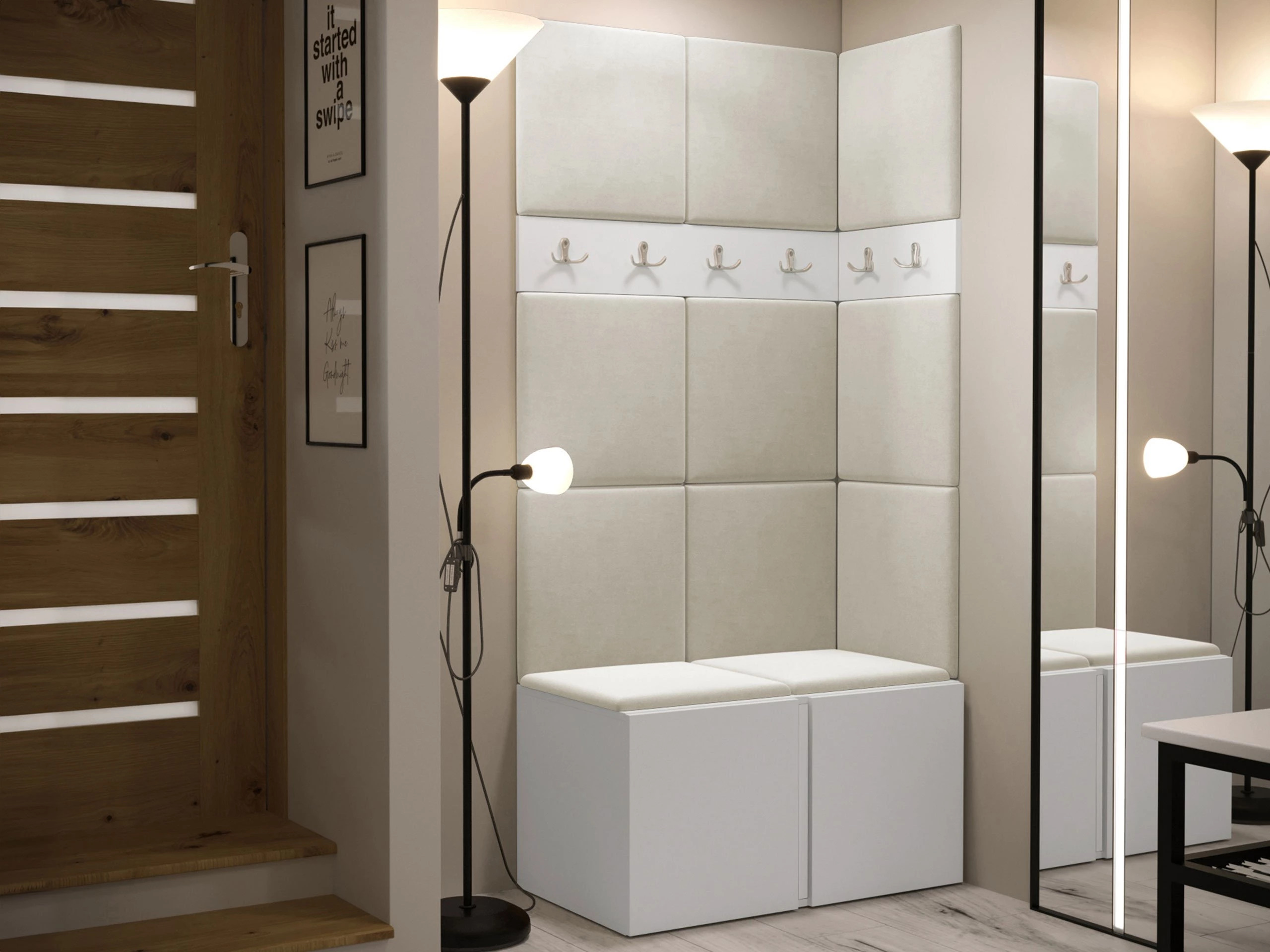 Hallway set Pinis I (White)