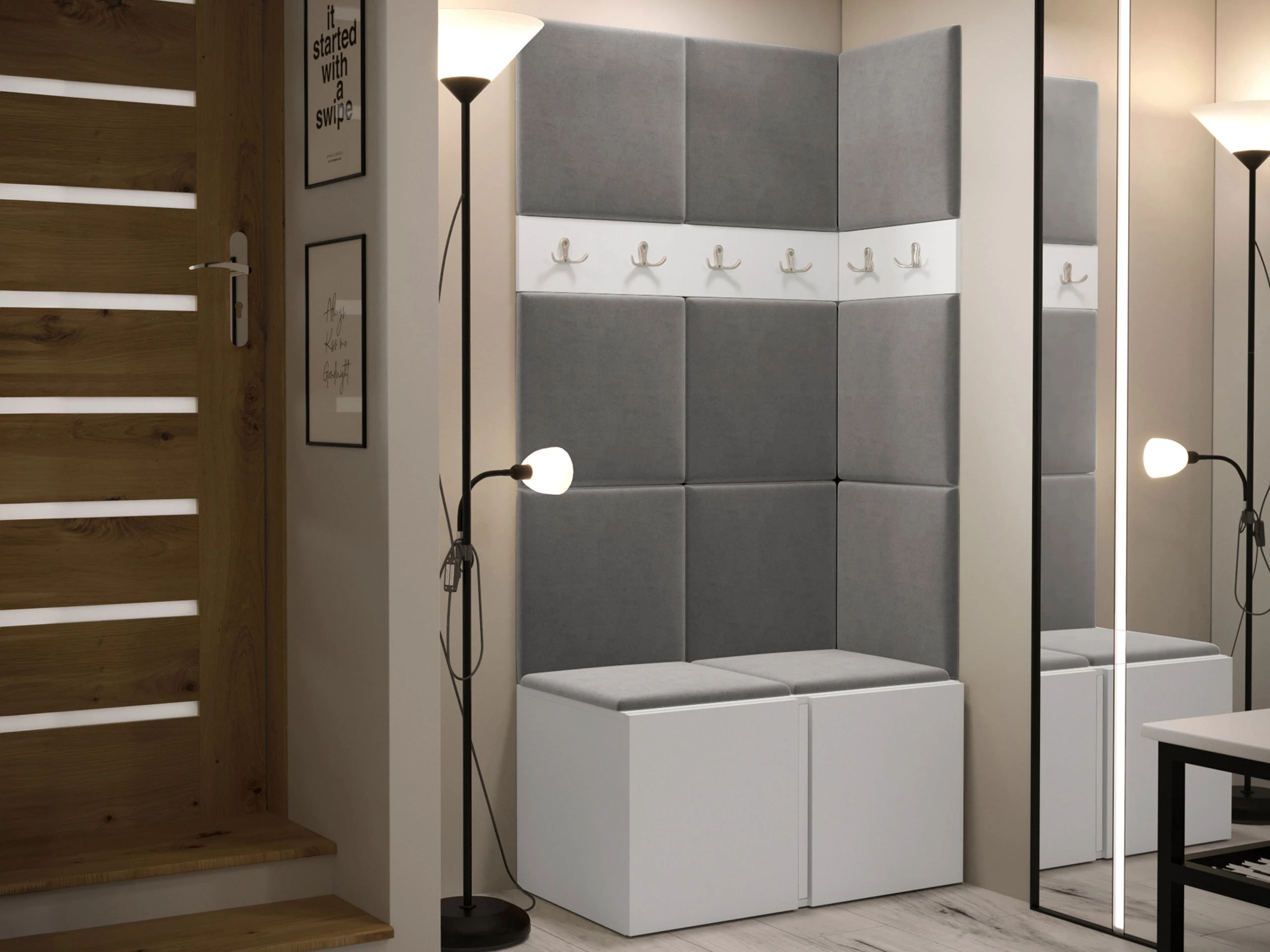 Hallway set Pinis I (White)