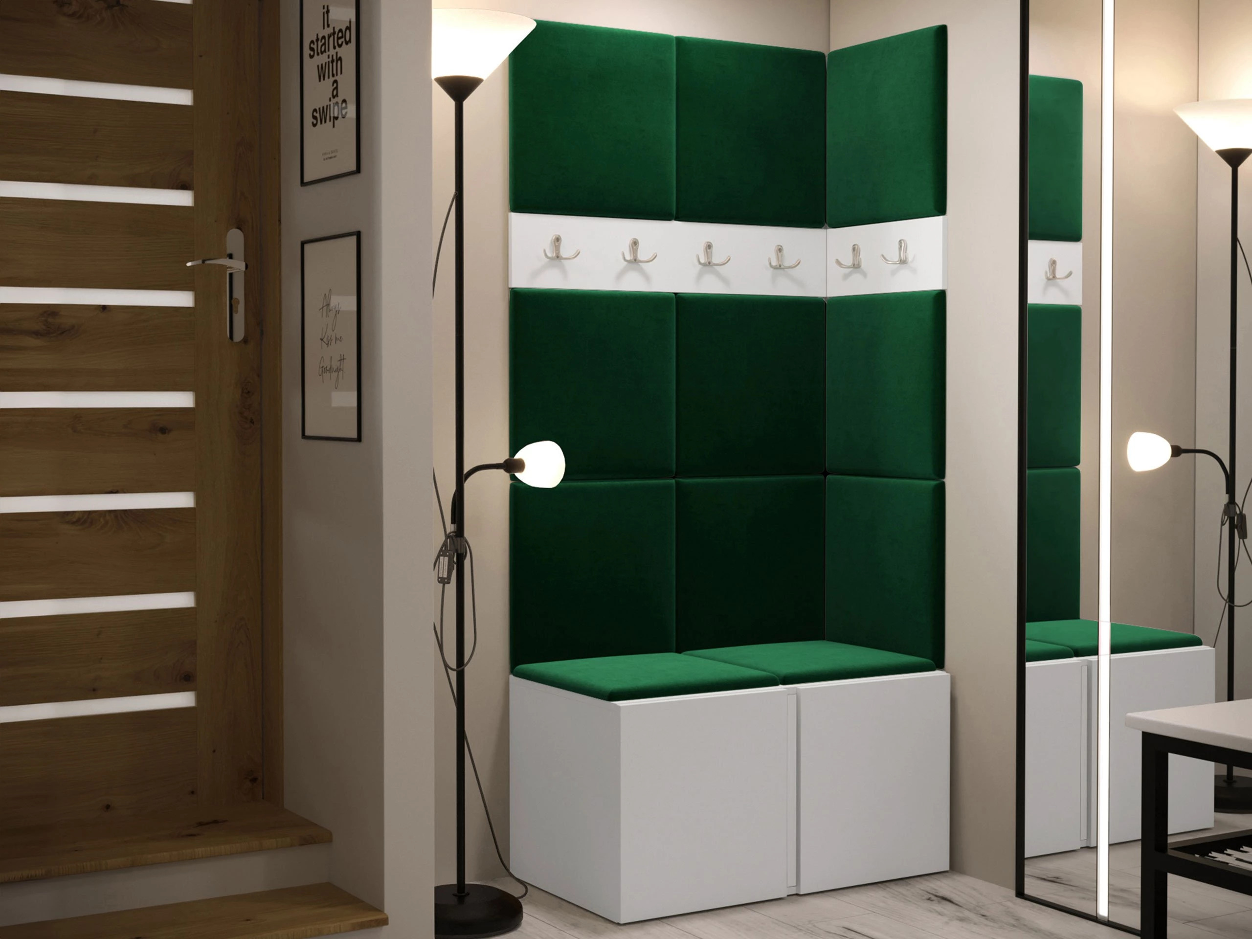 Hallway set Pinis I (White)