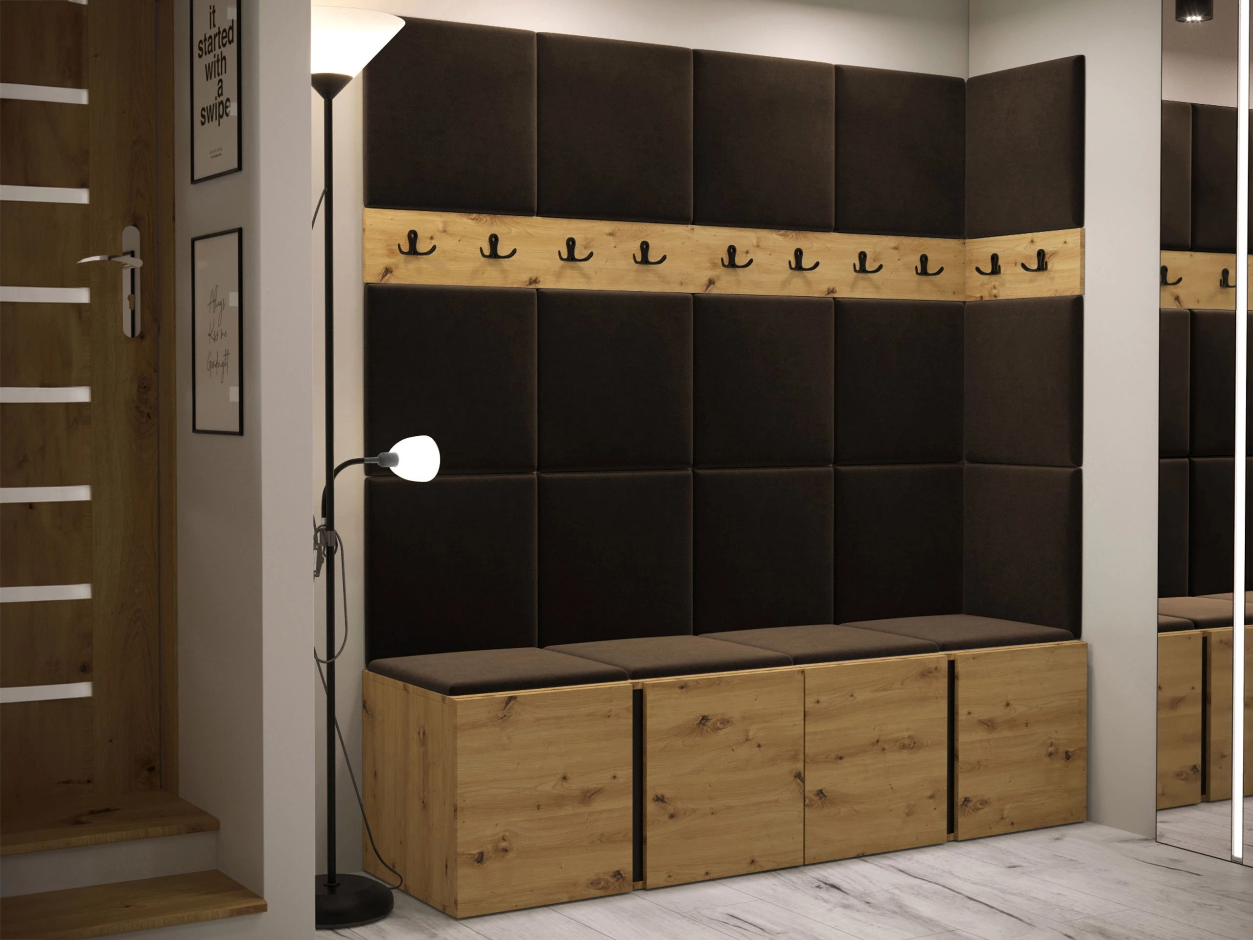 Hallway set Pinis II (Artisan oak)