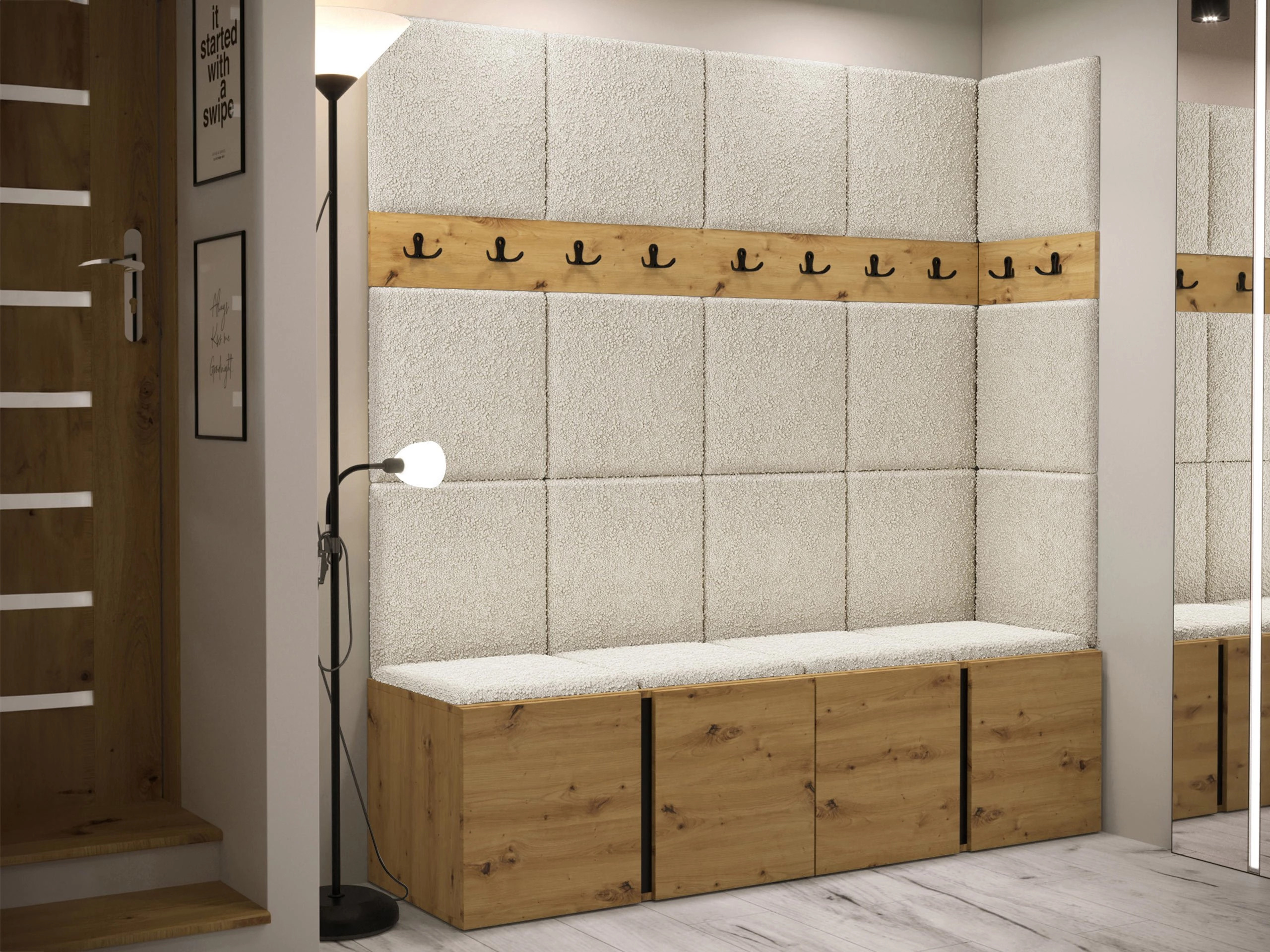 Hallway set Pinis II (Artisan oak)