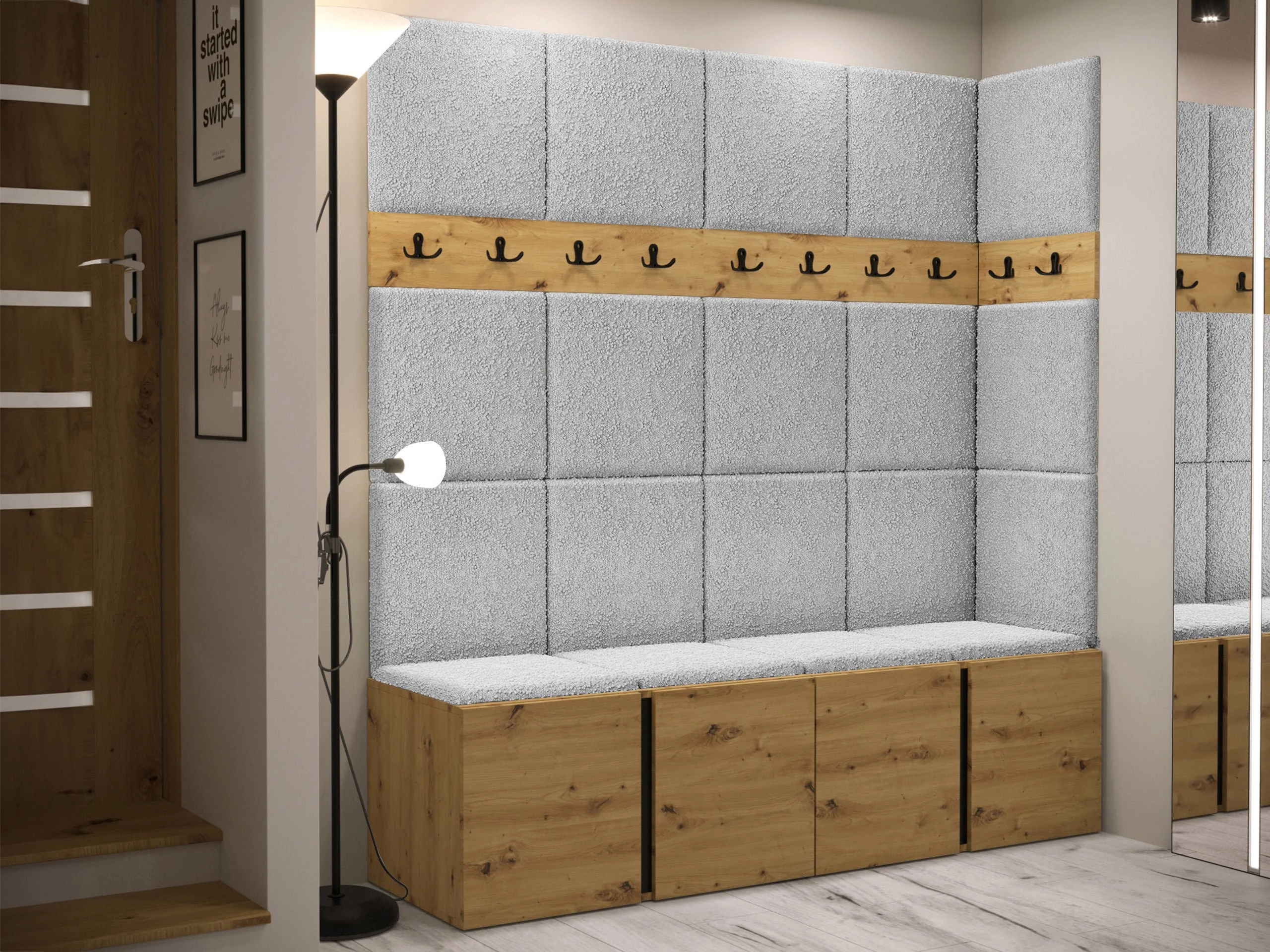 Hallway set Pinis II (Artisan oak)