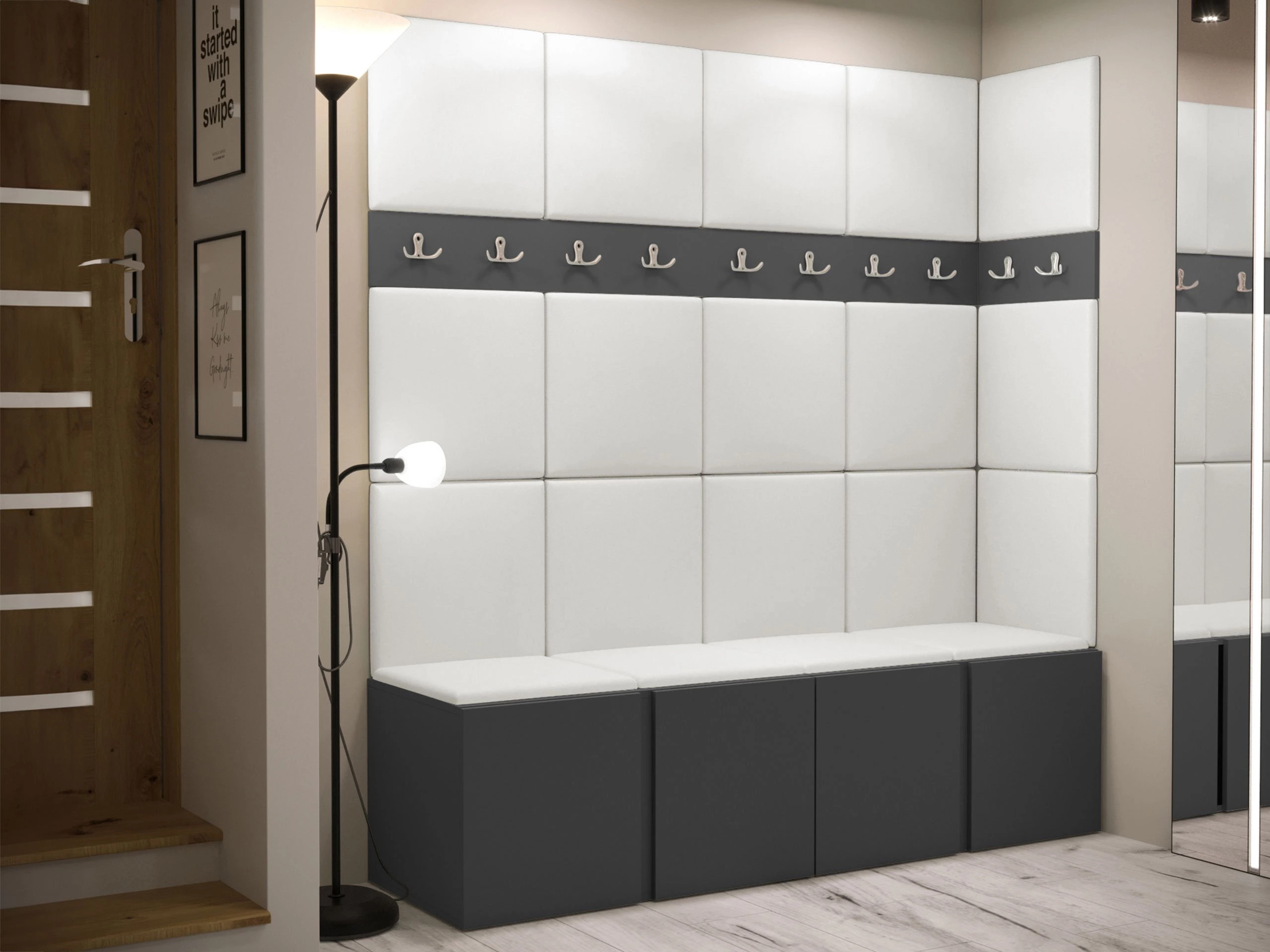 Hallway set Pinis II (Eco-leather Soft 017)