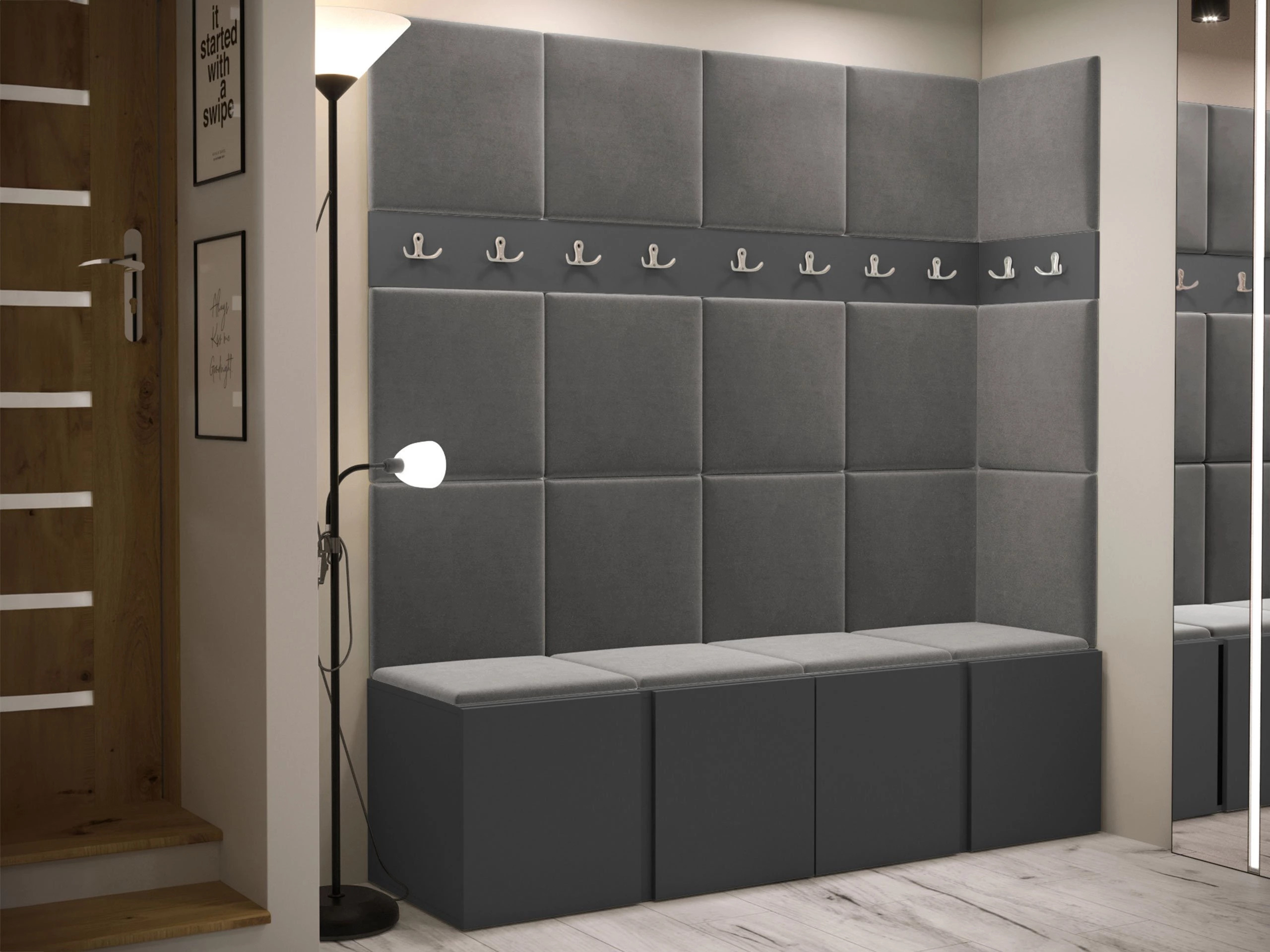 Hallway set Pinis II (Graphite)