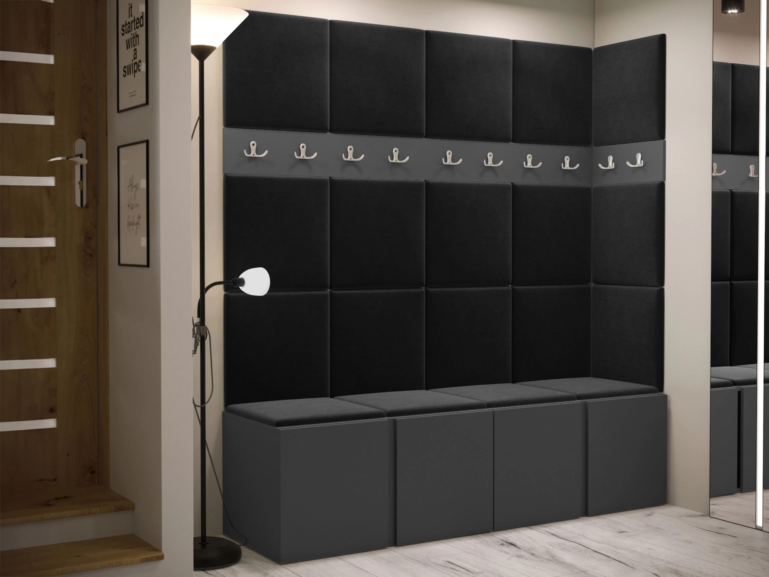 Hallway set Pinis II (Graphite)