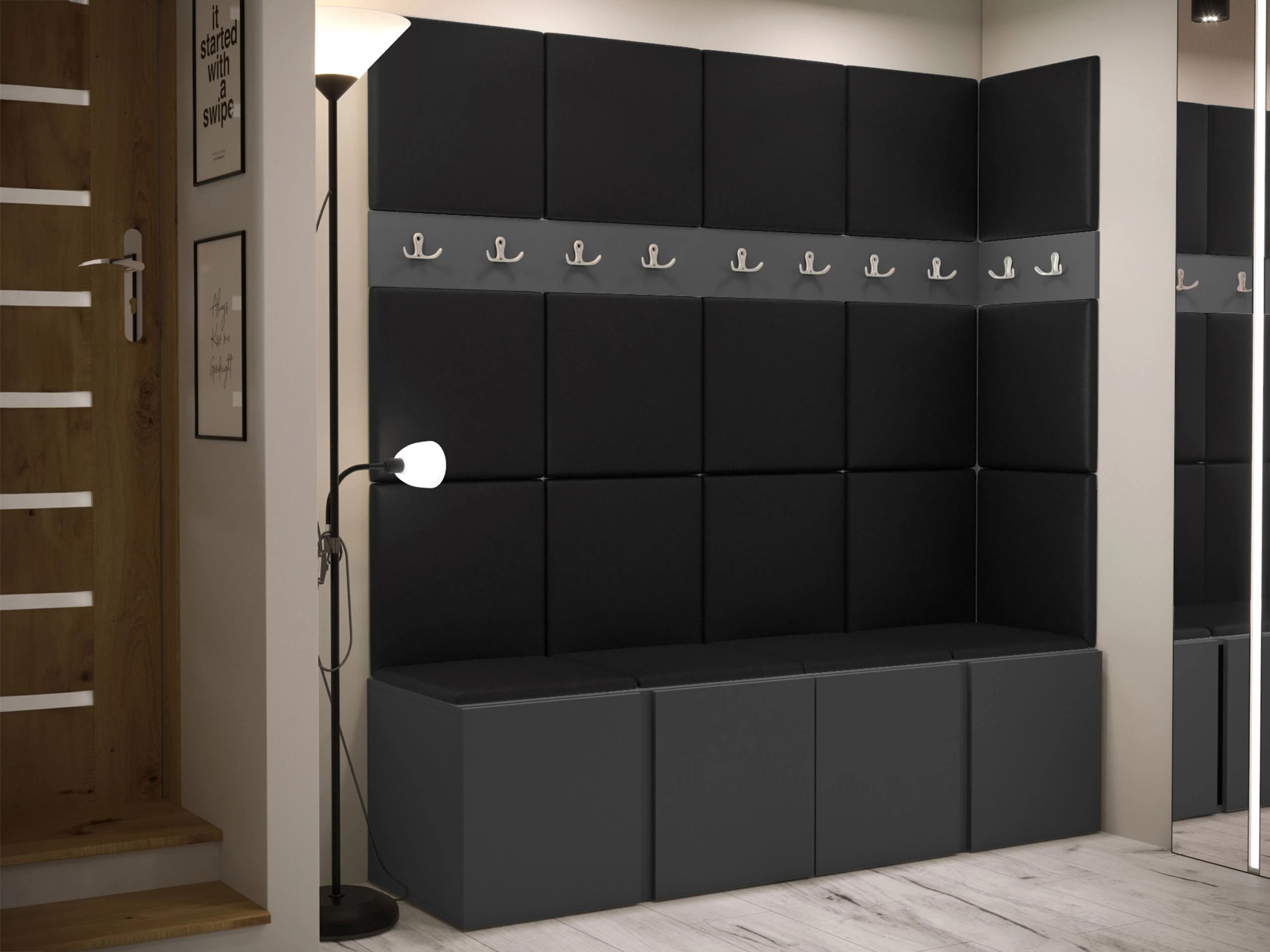 Hallway set Pinis II (Graphite)