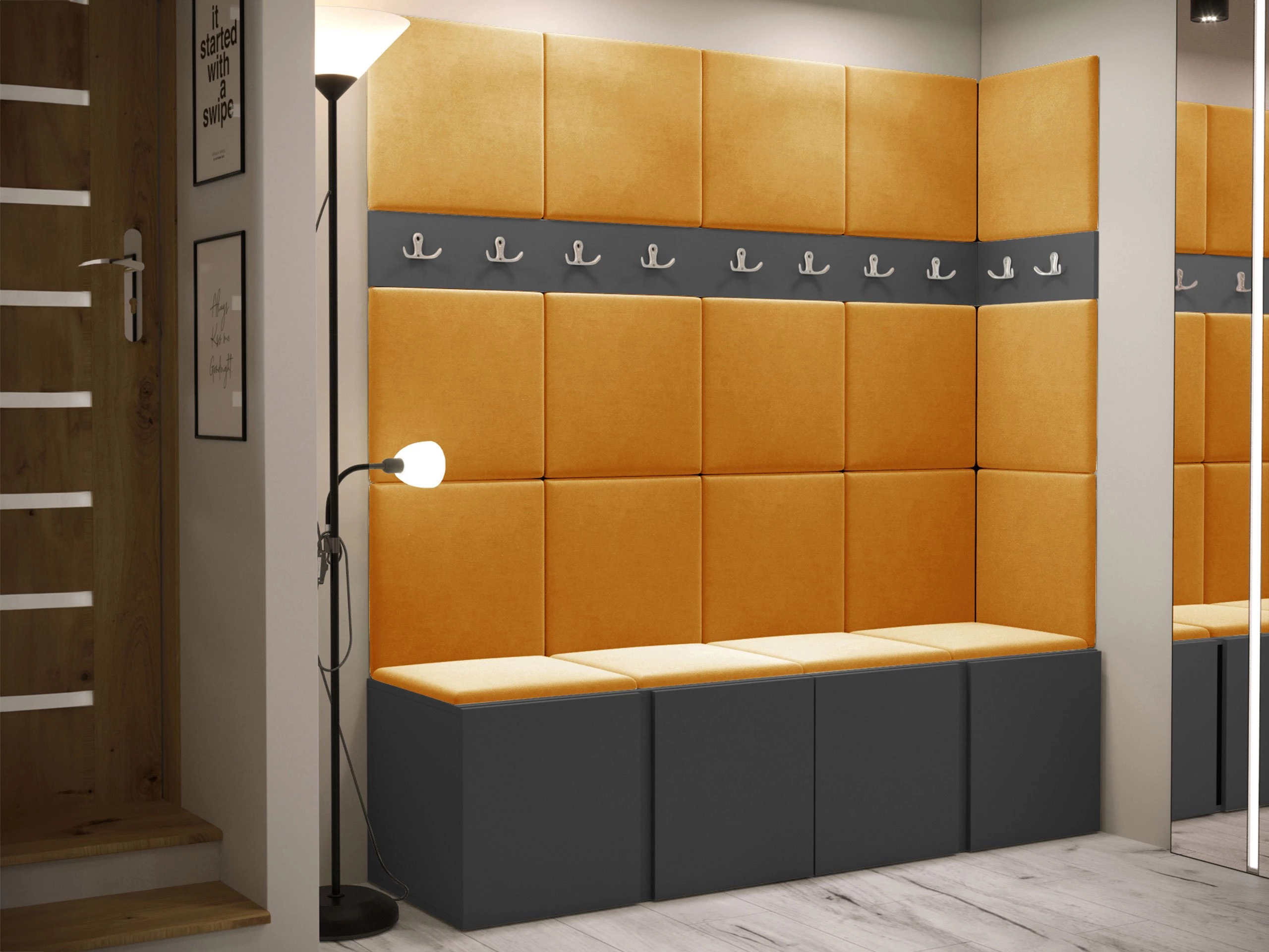 Hallway set Pinis II (Graphite)