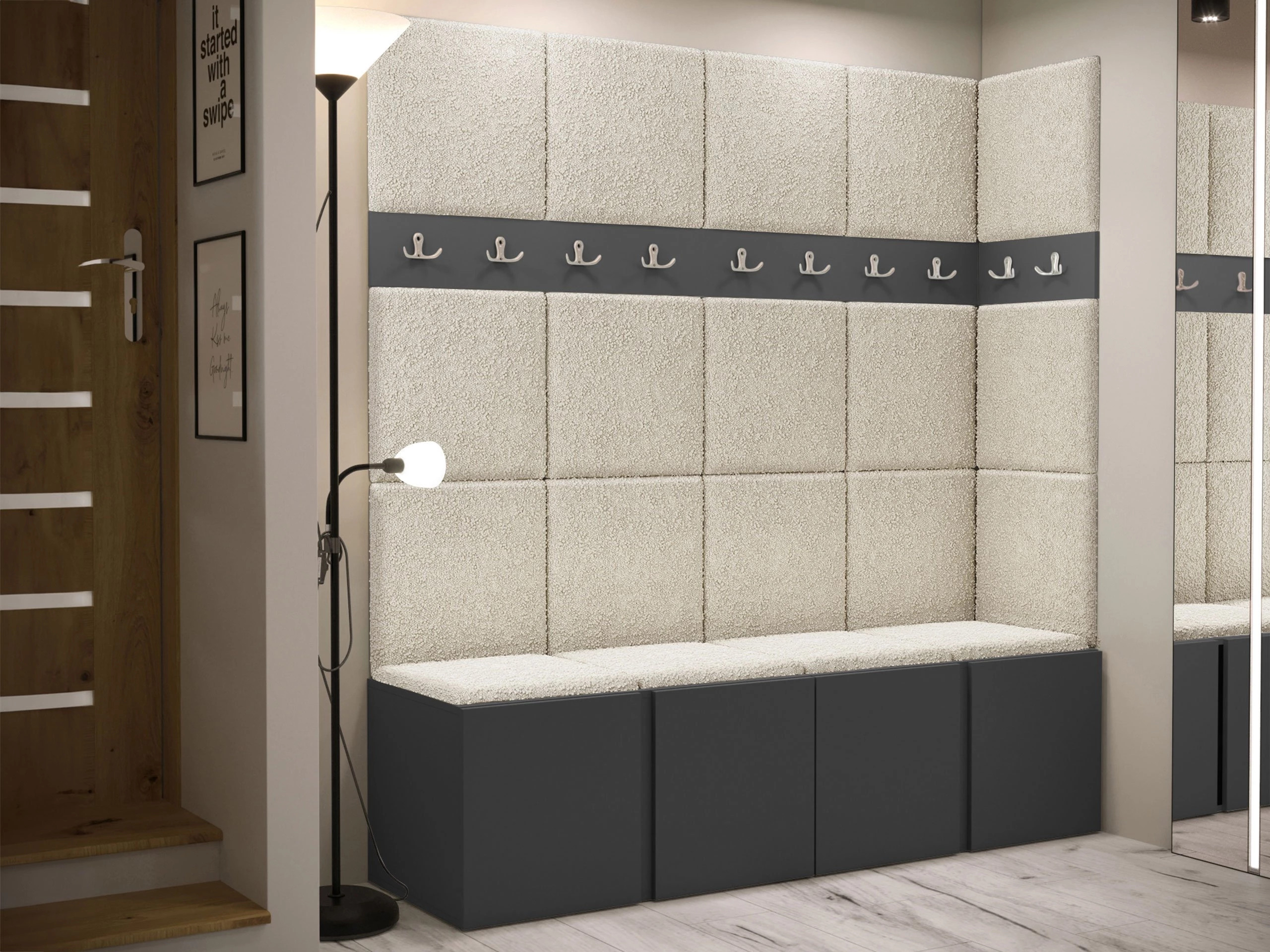 Hallway set Pinis II (Graphite)