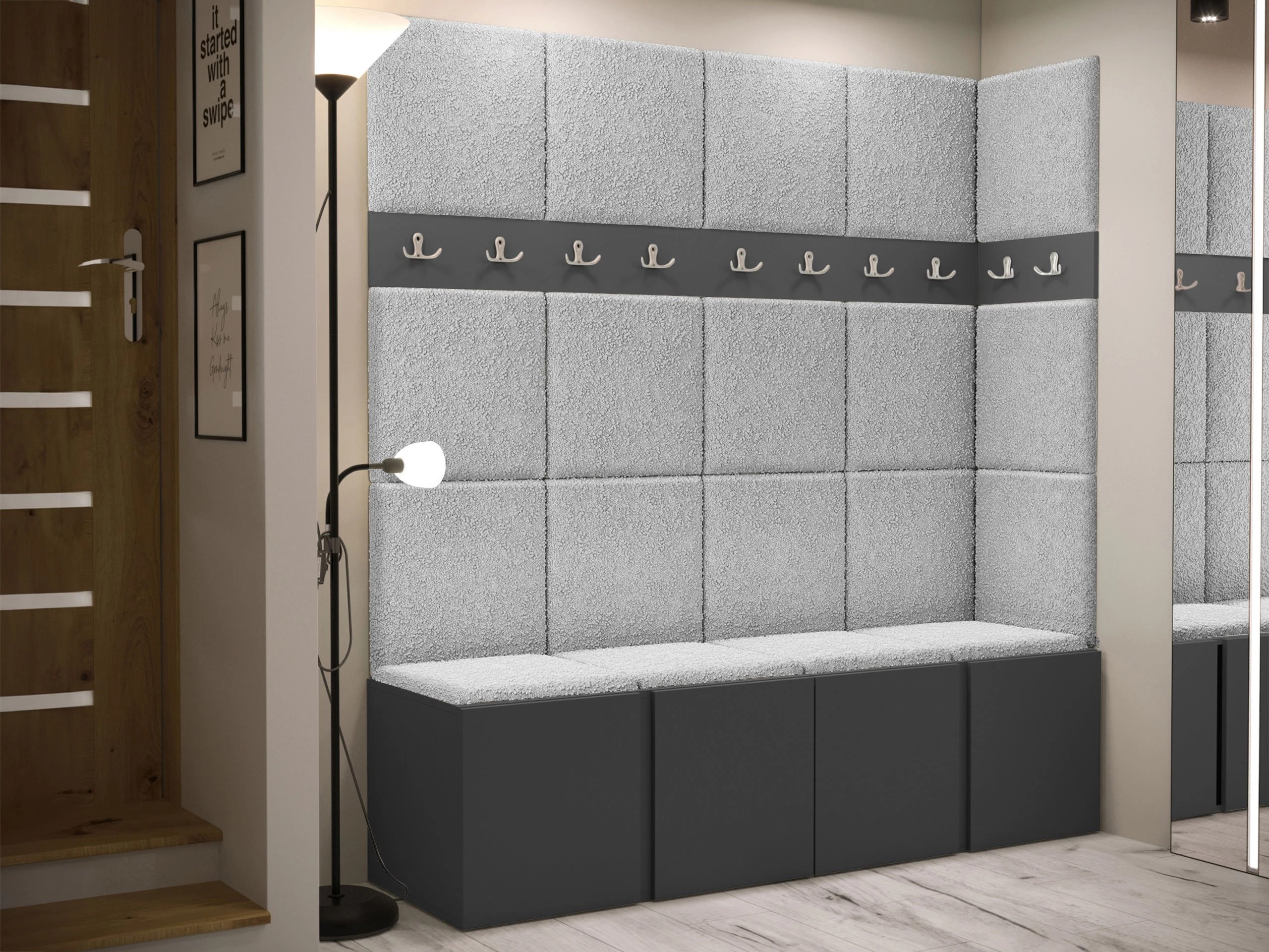 Hallway set Pinis II (Graphite)