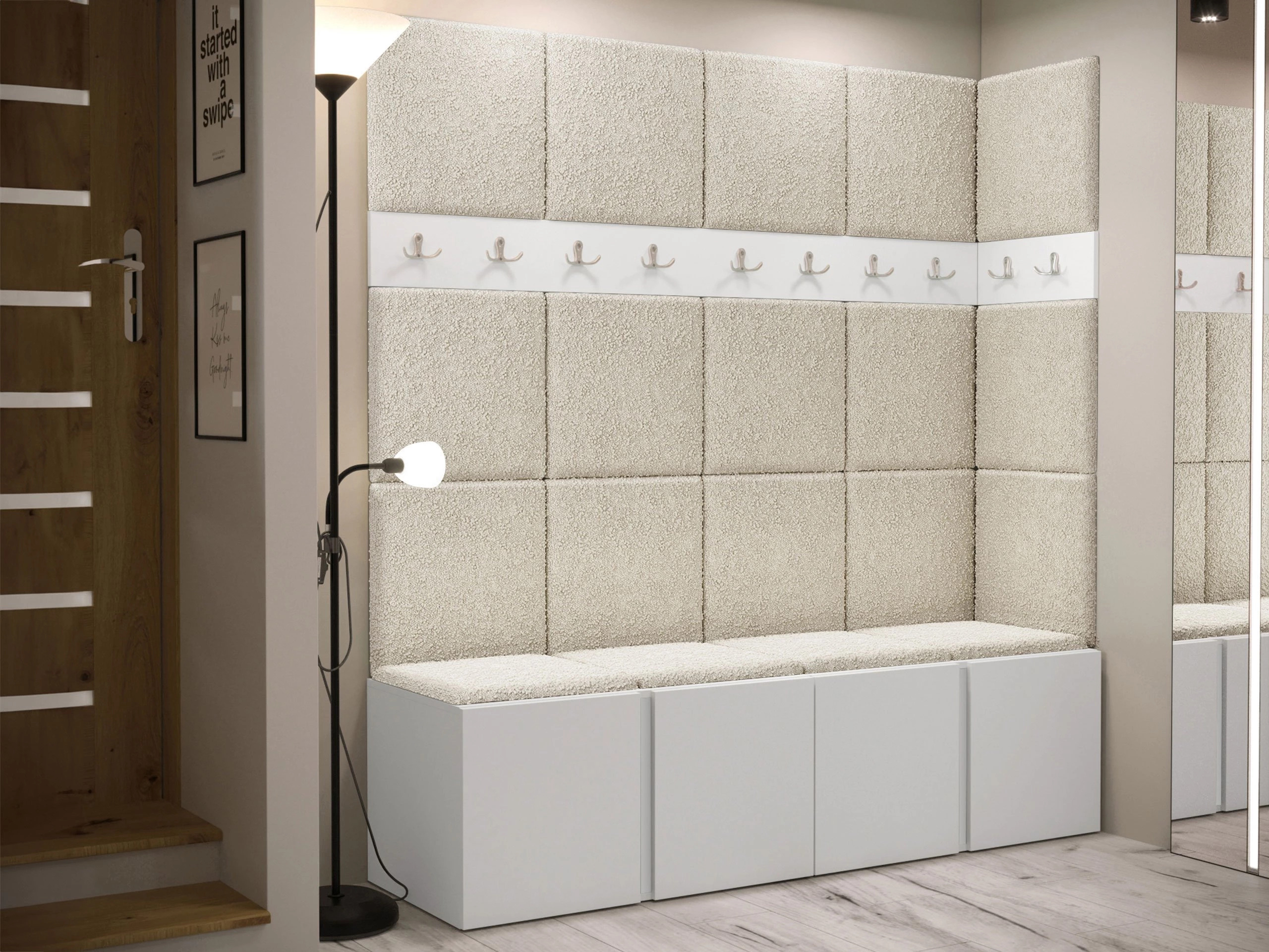 Hallway set Pinis II (White)