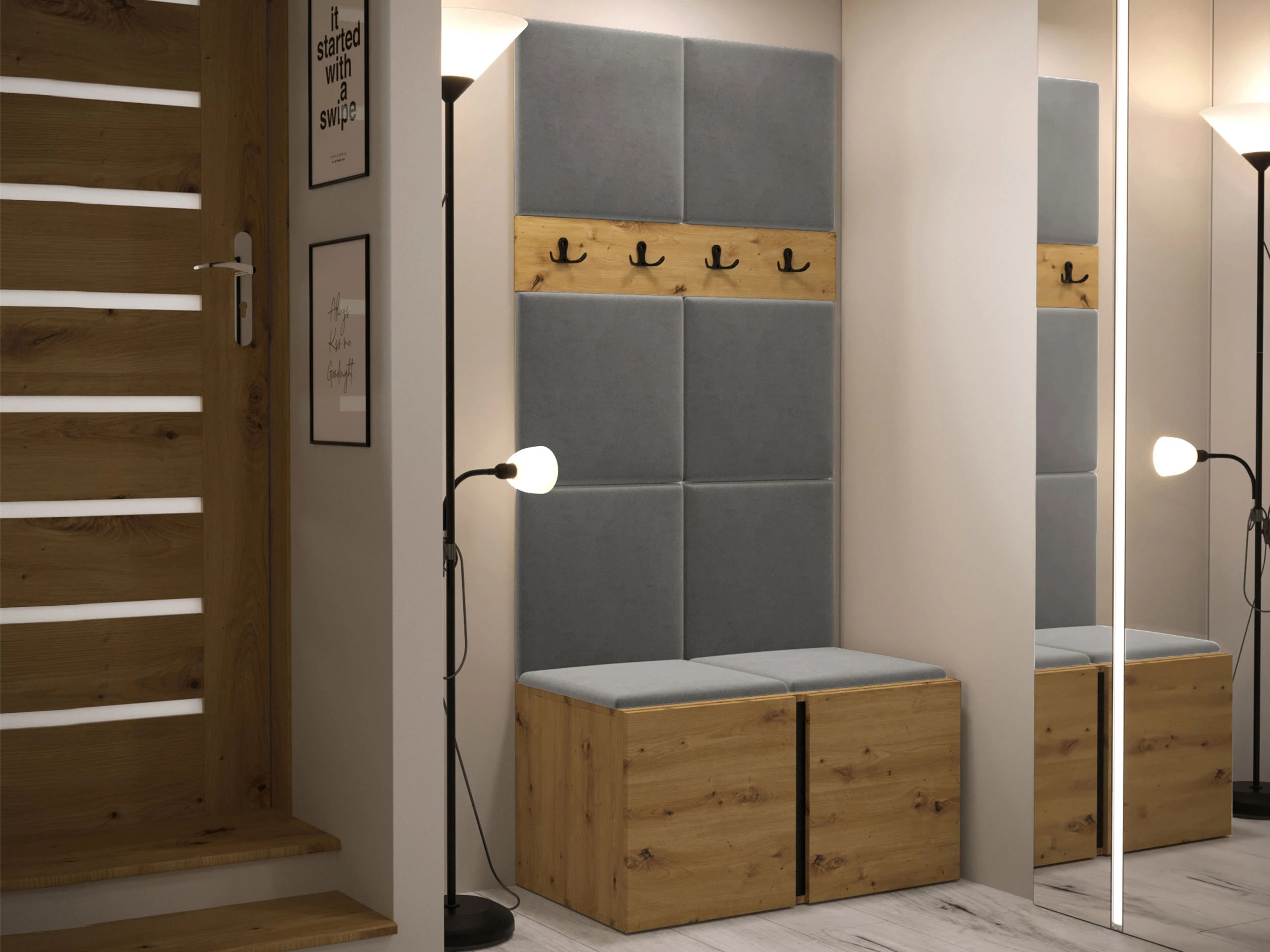 Hallway set Pinis IV (Artisan oak)