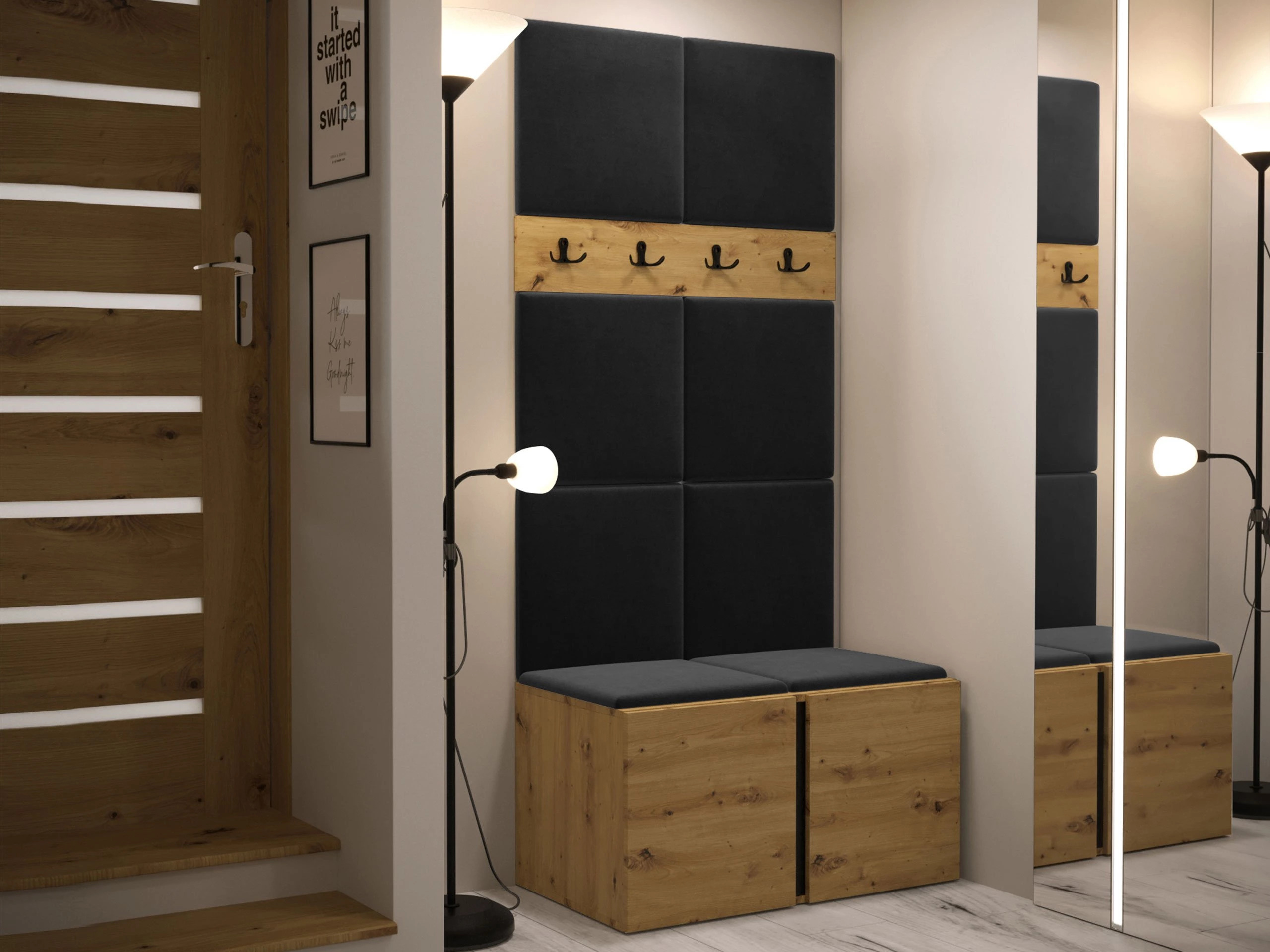 Hallway set Pinis IV (Artisan oak)