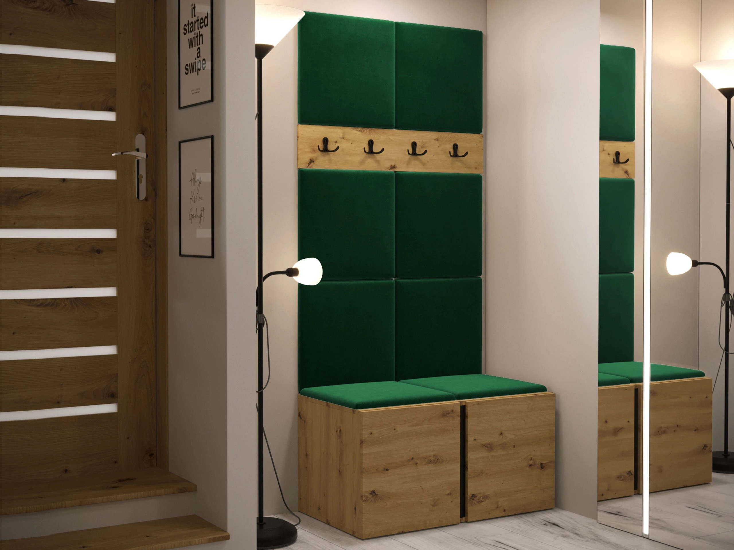 Hallway set Pinis IV (Artisan oak)