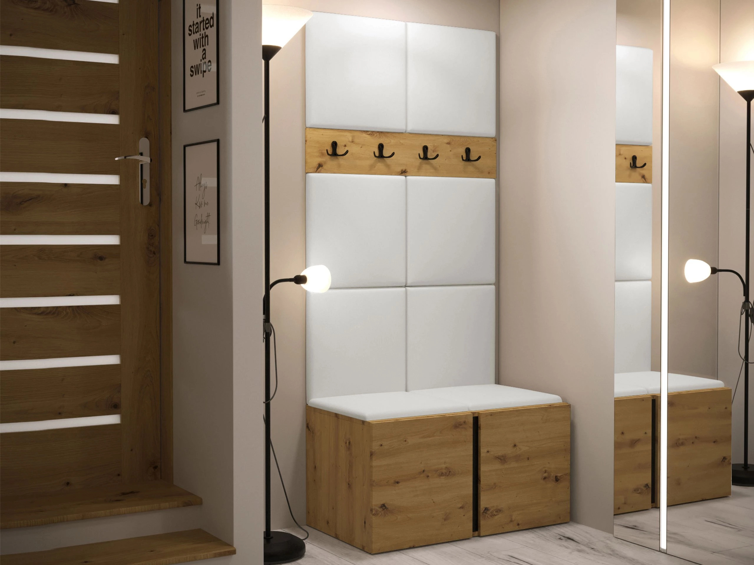 Hallway set Pinis IV (Artisan oak)