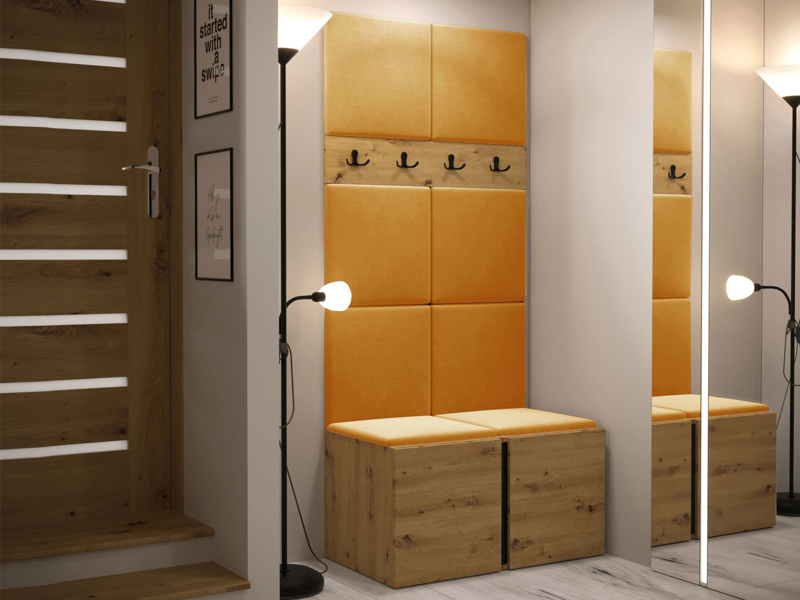 Hallway set Pinis IV (Artisan oak)