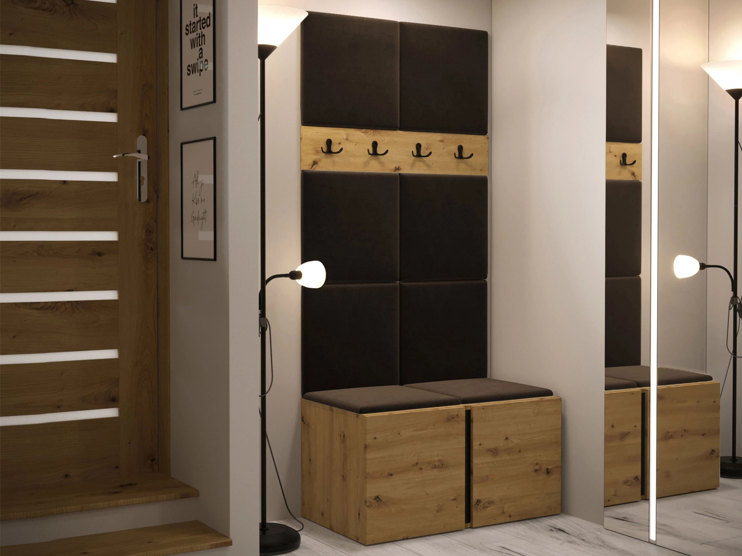 Hallway set Pinis IV (Artisan oak)