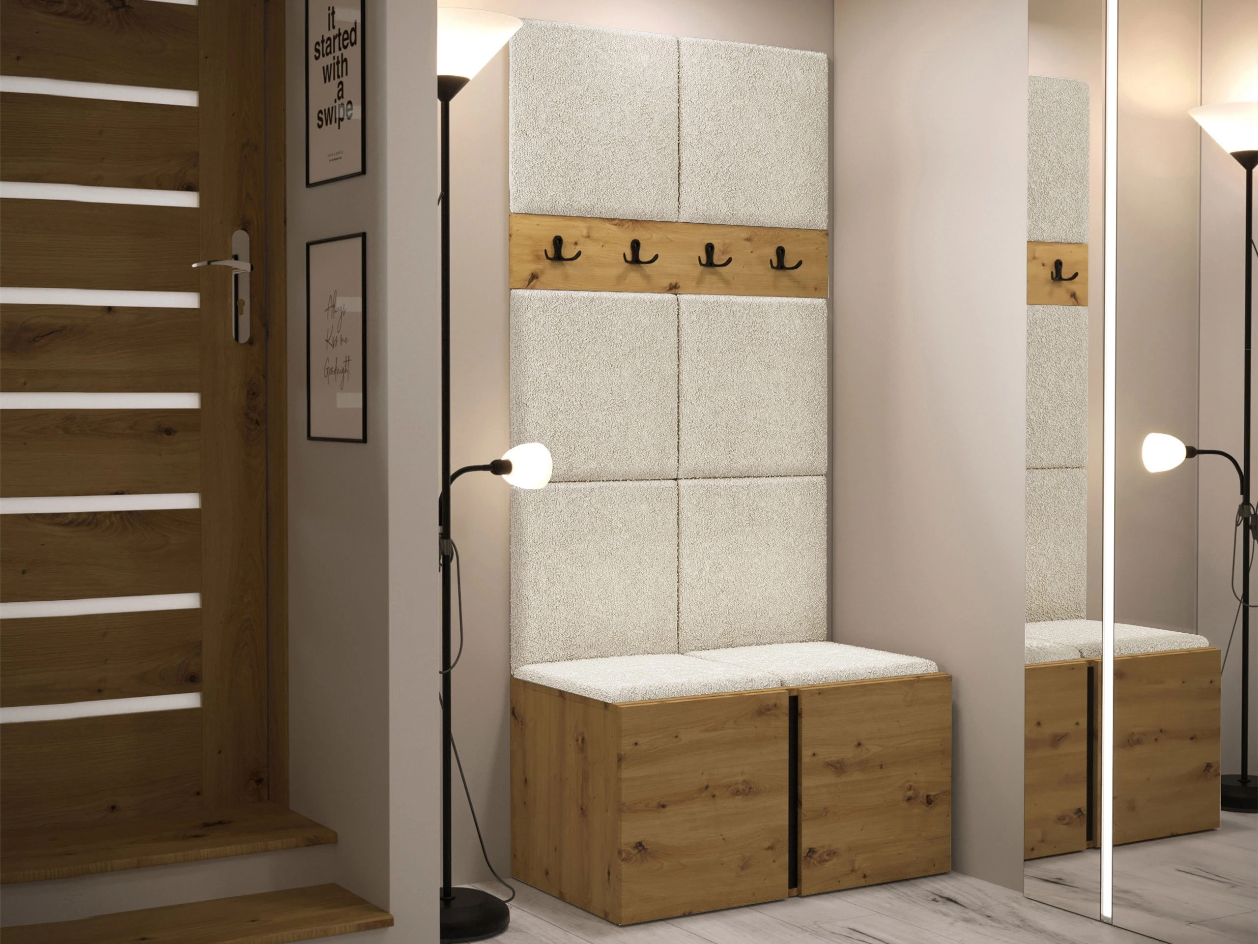 Hallway set Pinis IV (Artisan oak)