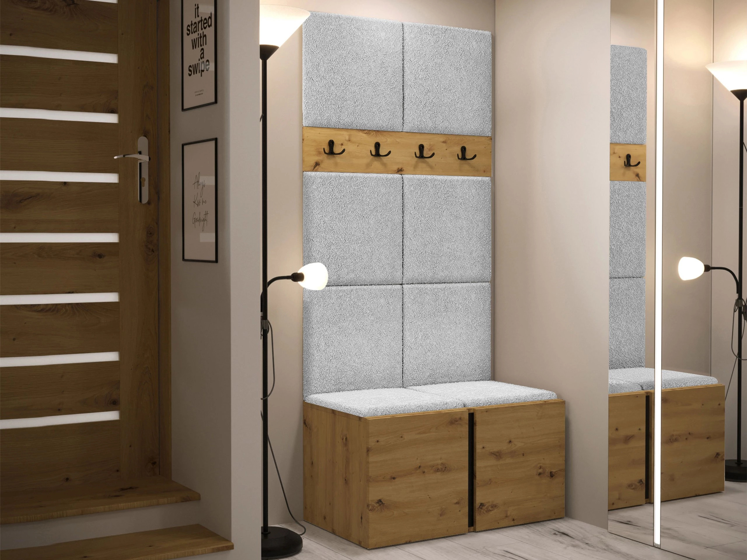 Hallway set Pinis IV (Artisan oak)