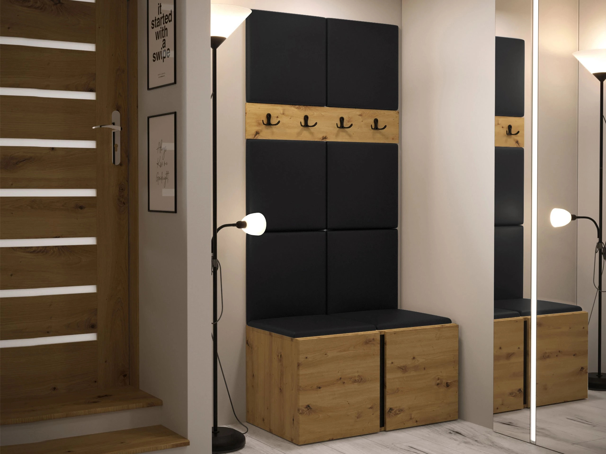 Hallway set Pinis IV (Eco-leather Soft 011)