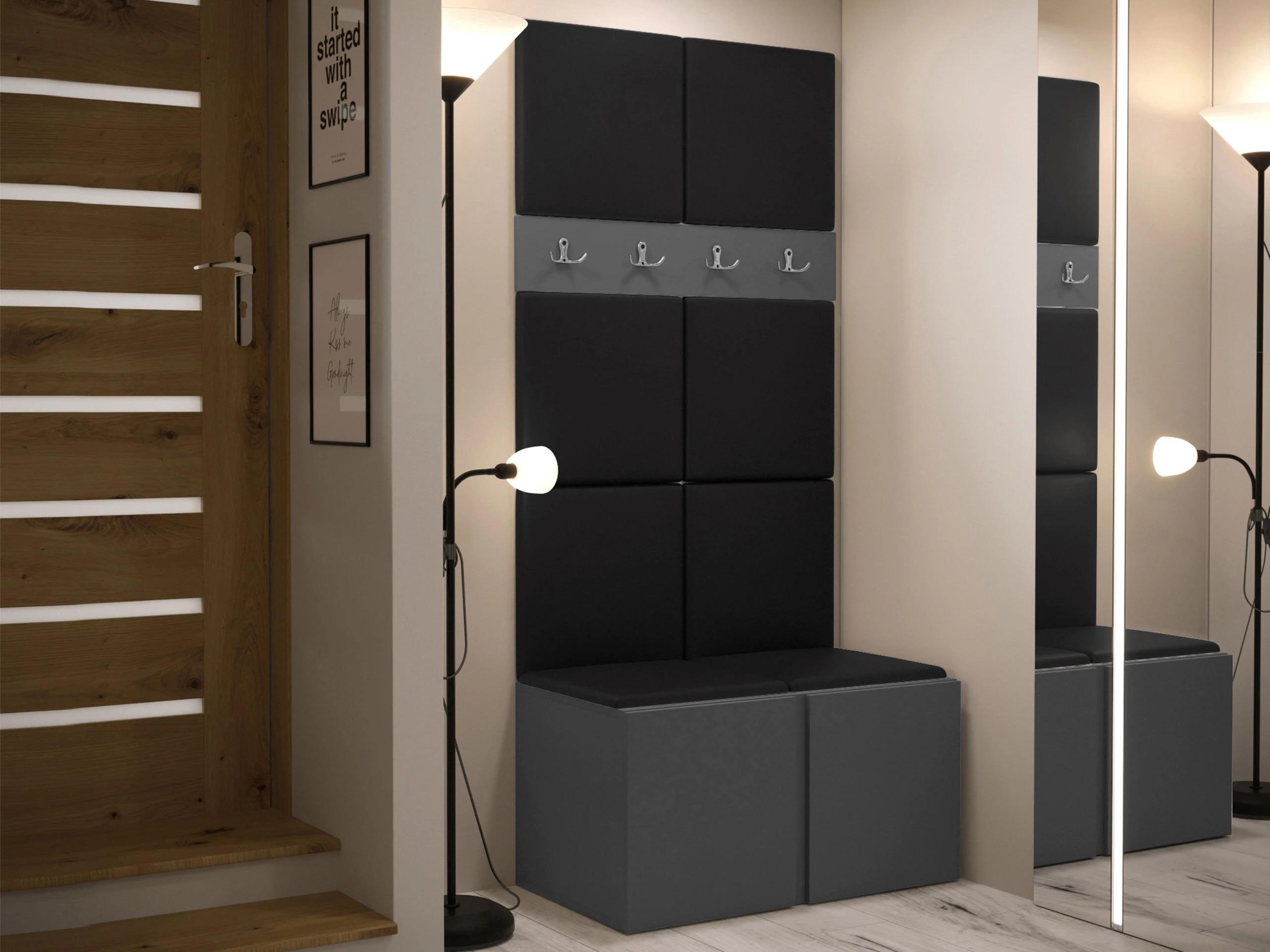 Hallway set Pinis IV (Graphite)