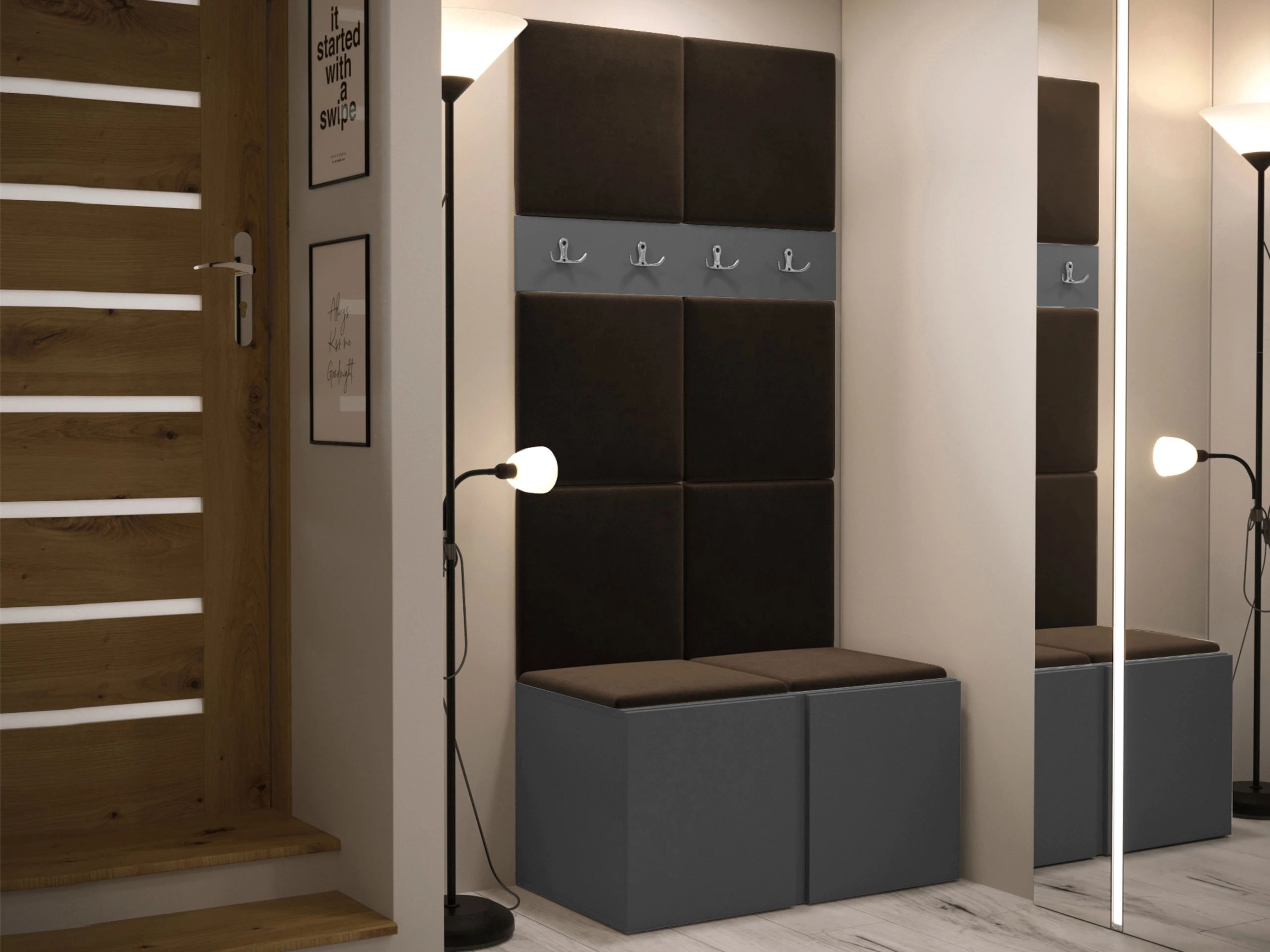 Hallway set Pinis IV (Graphite)