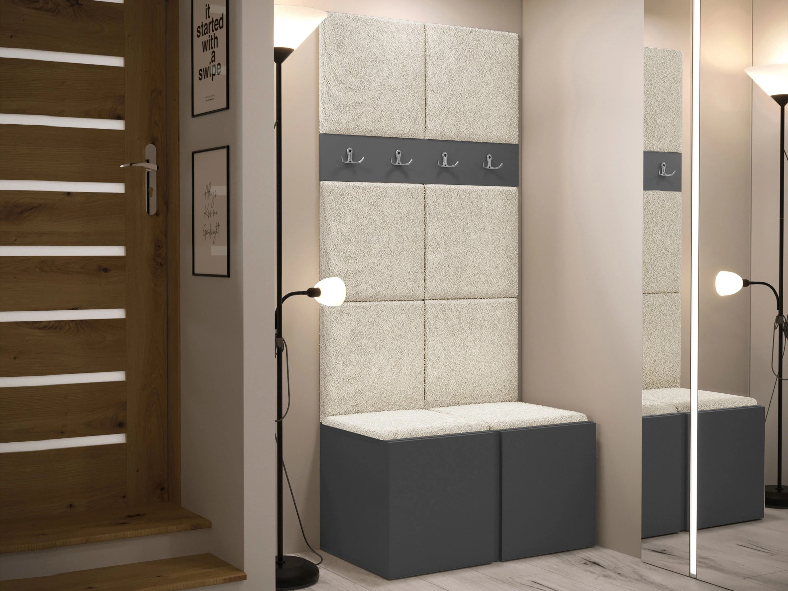Hallway set Pinis IV (Graphite)