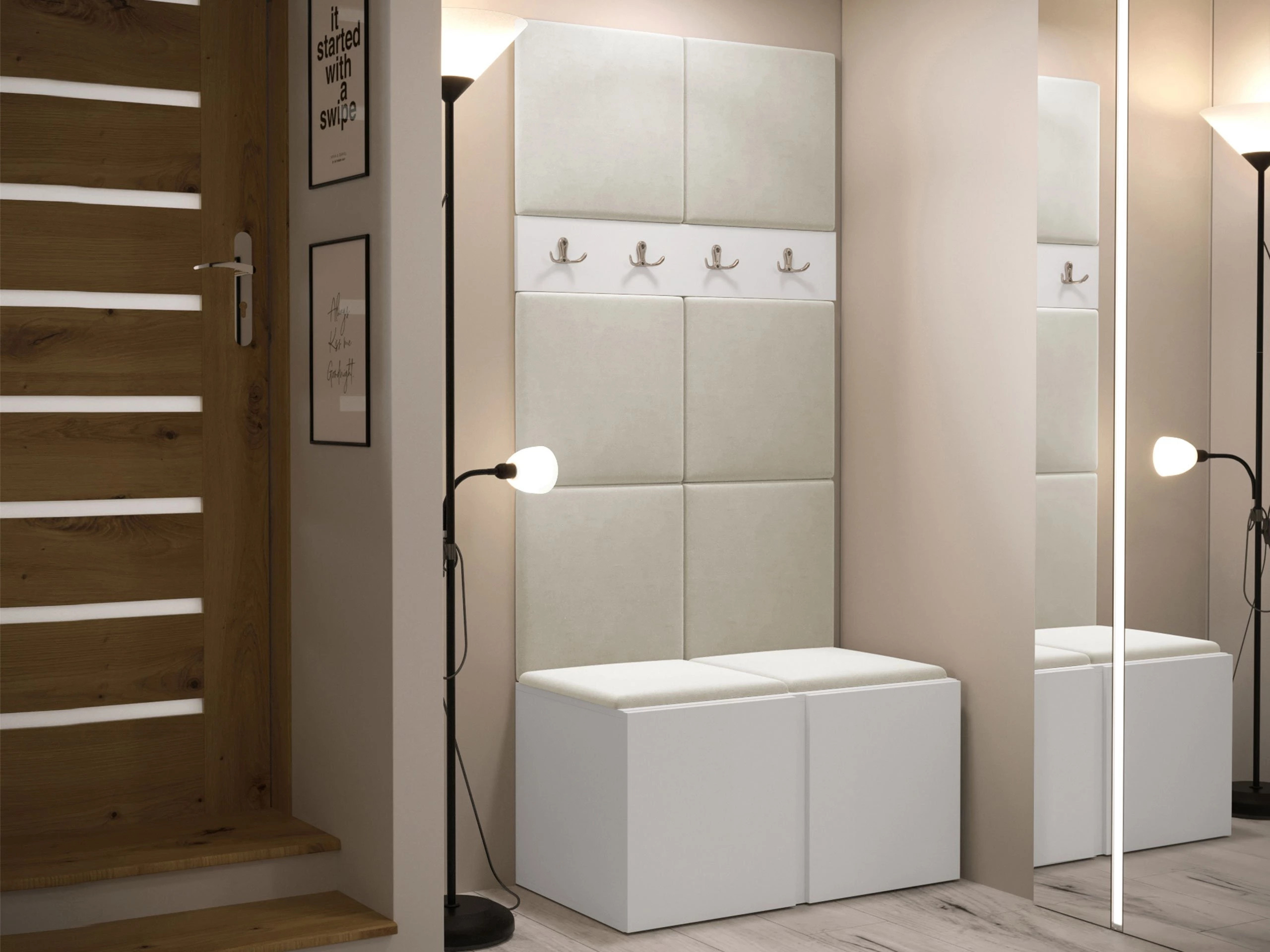 Hallway set Pinis IV (White)