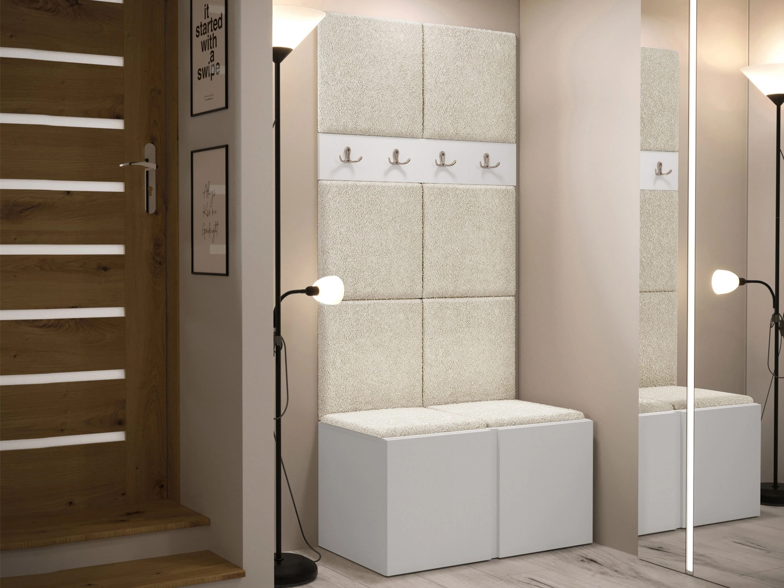 Hallway set Pinis IV (White)