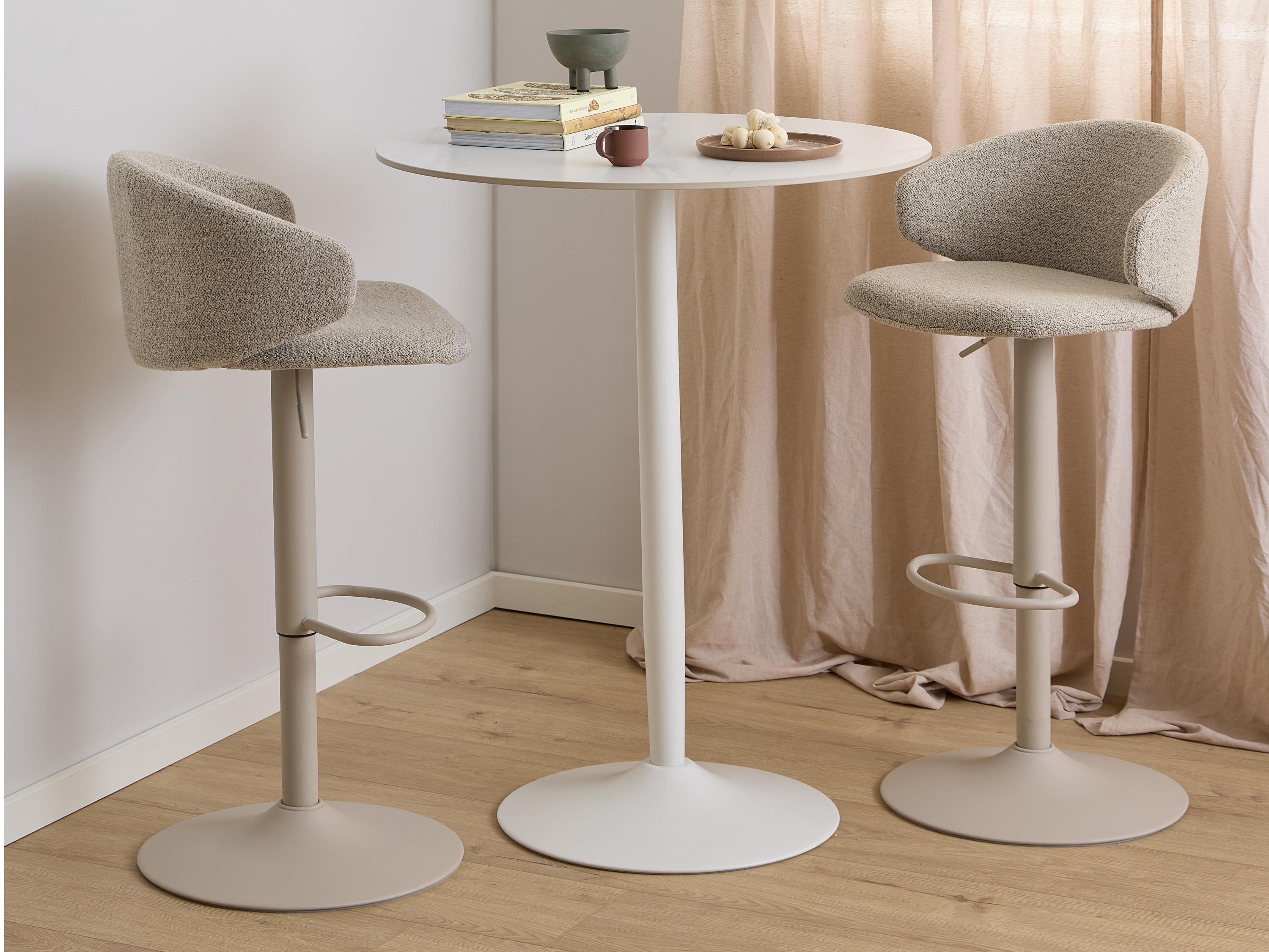 Bar table Norsica 863 (White marble)