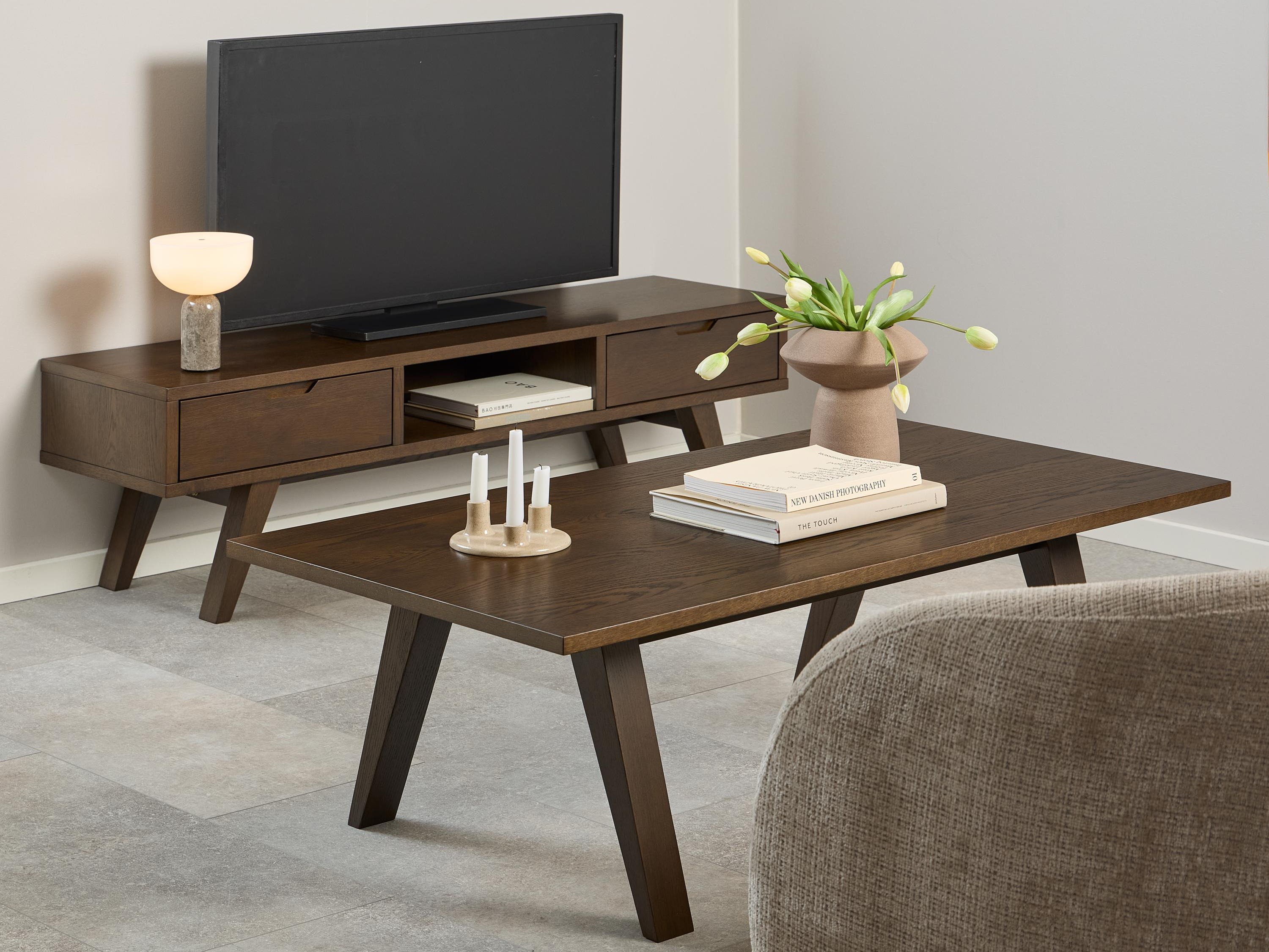 Coffee table Norsica Albene 109 (Dark oak)