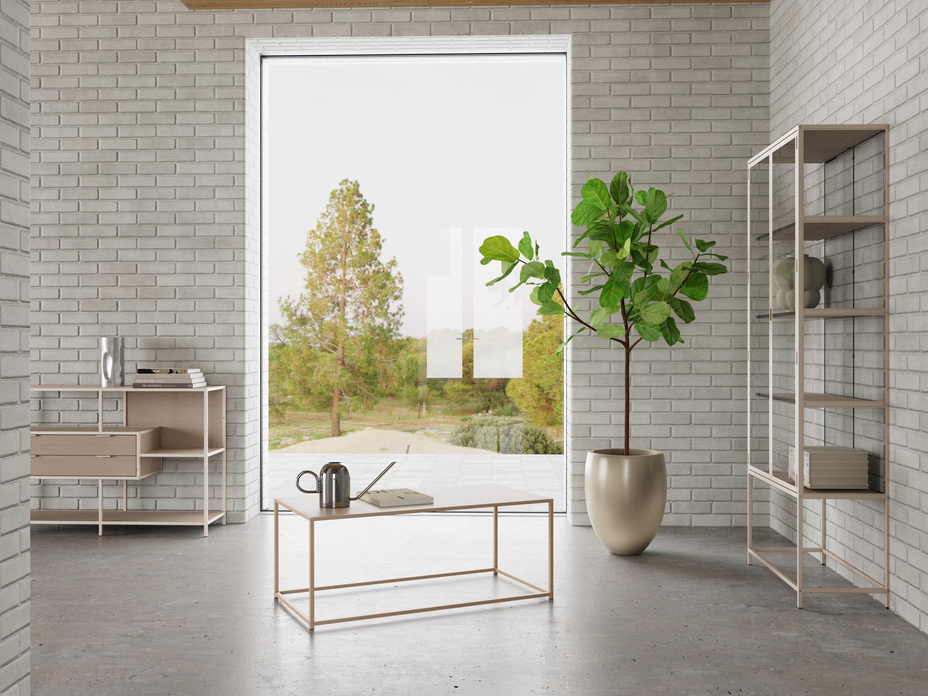Coffee table Norsica Sevferi 147 (Grey)