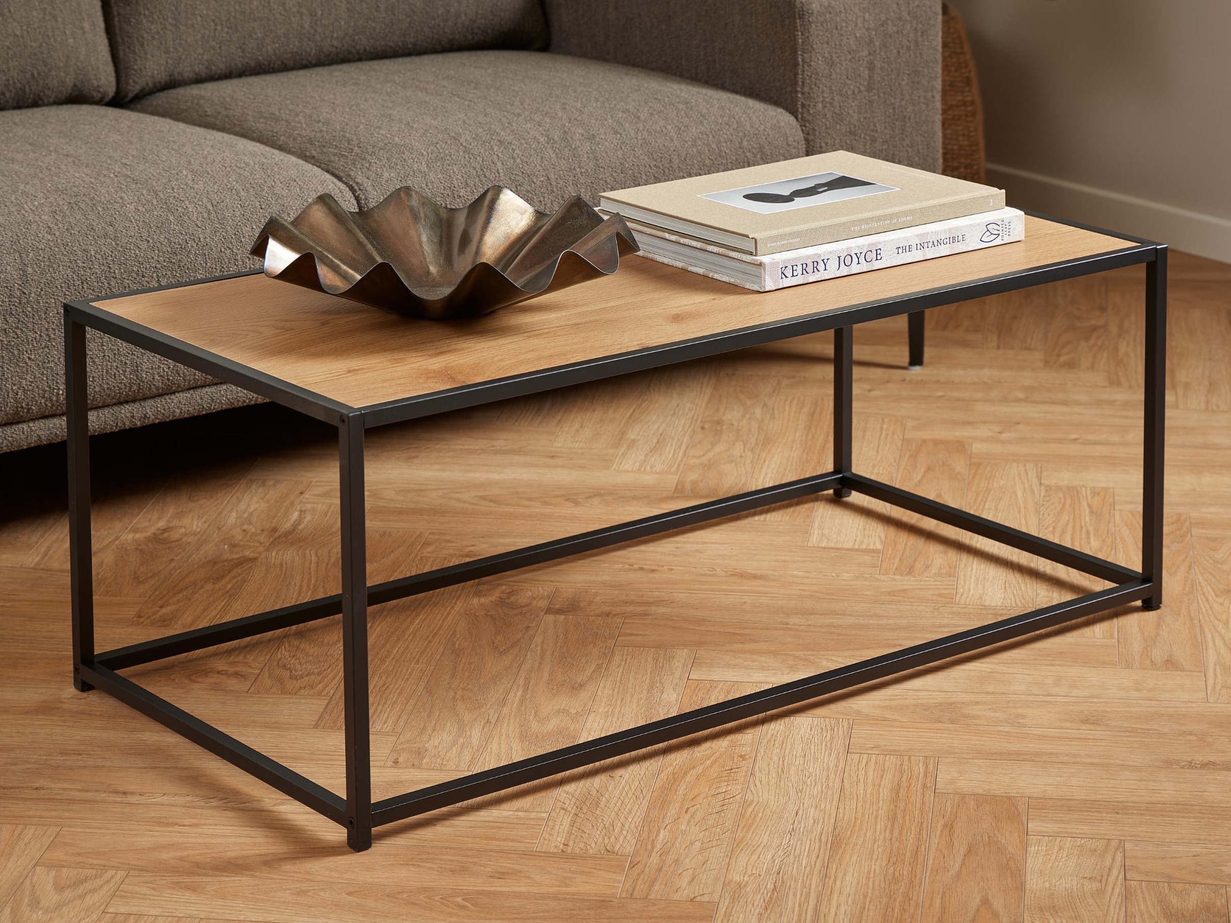 Coffee table Norsica Sevferi 147 (Wild oak + Black)