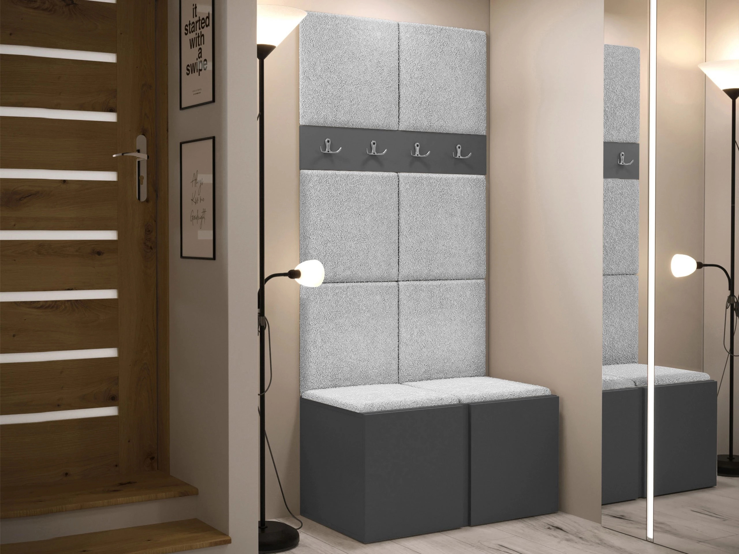 Hallway set Pinis IV (Graphite)