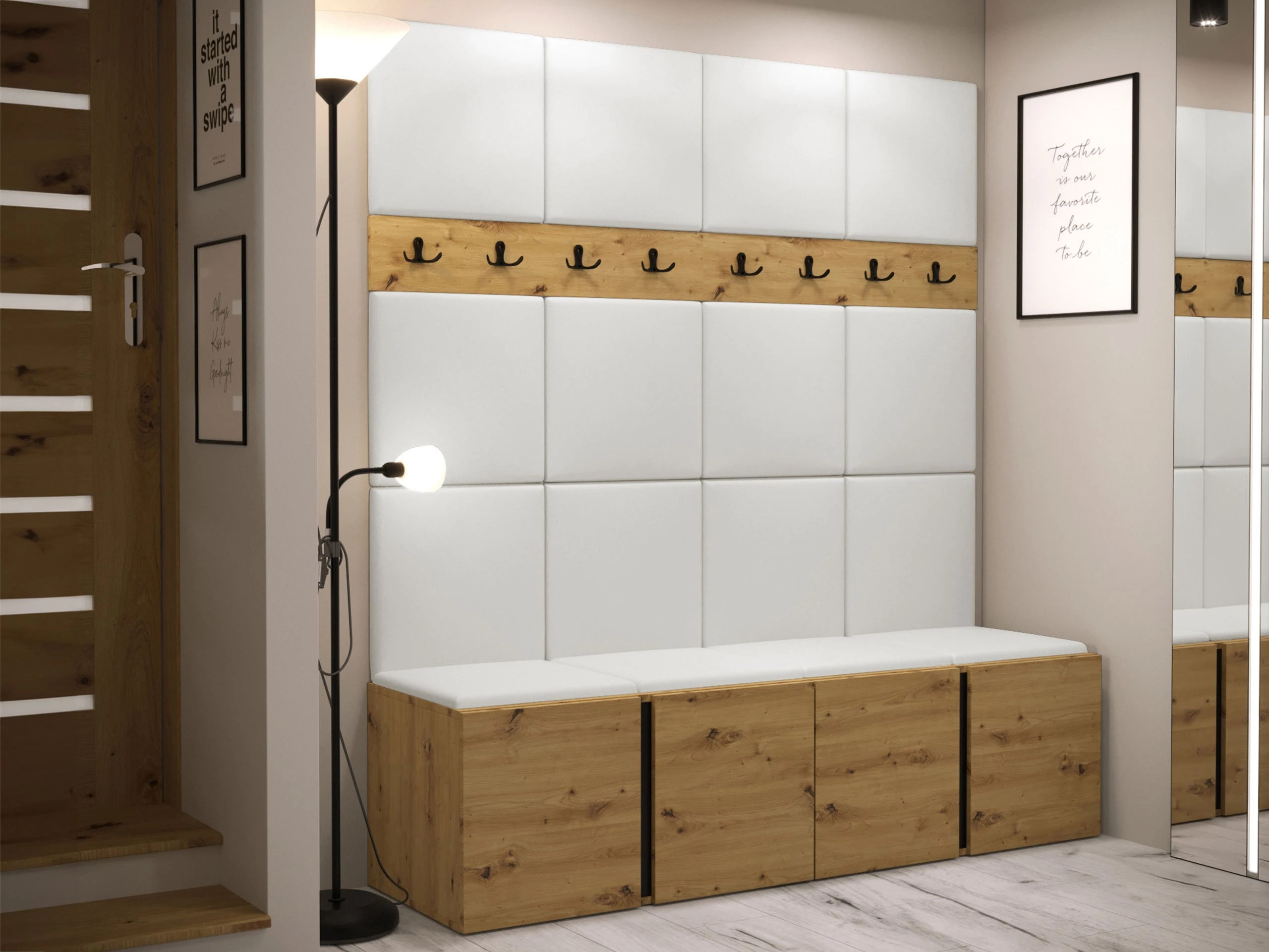 Hallway set Pinis V (Eco-leather Soft 017)