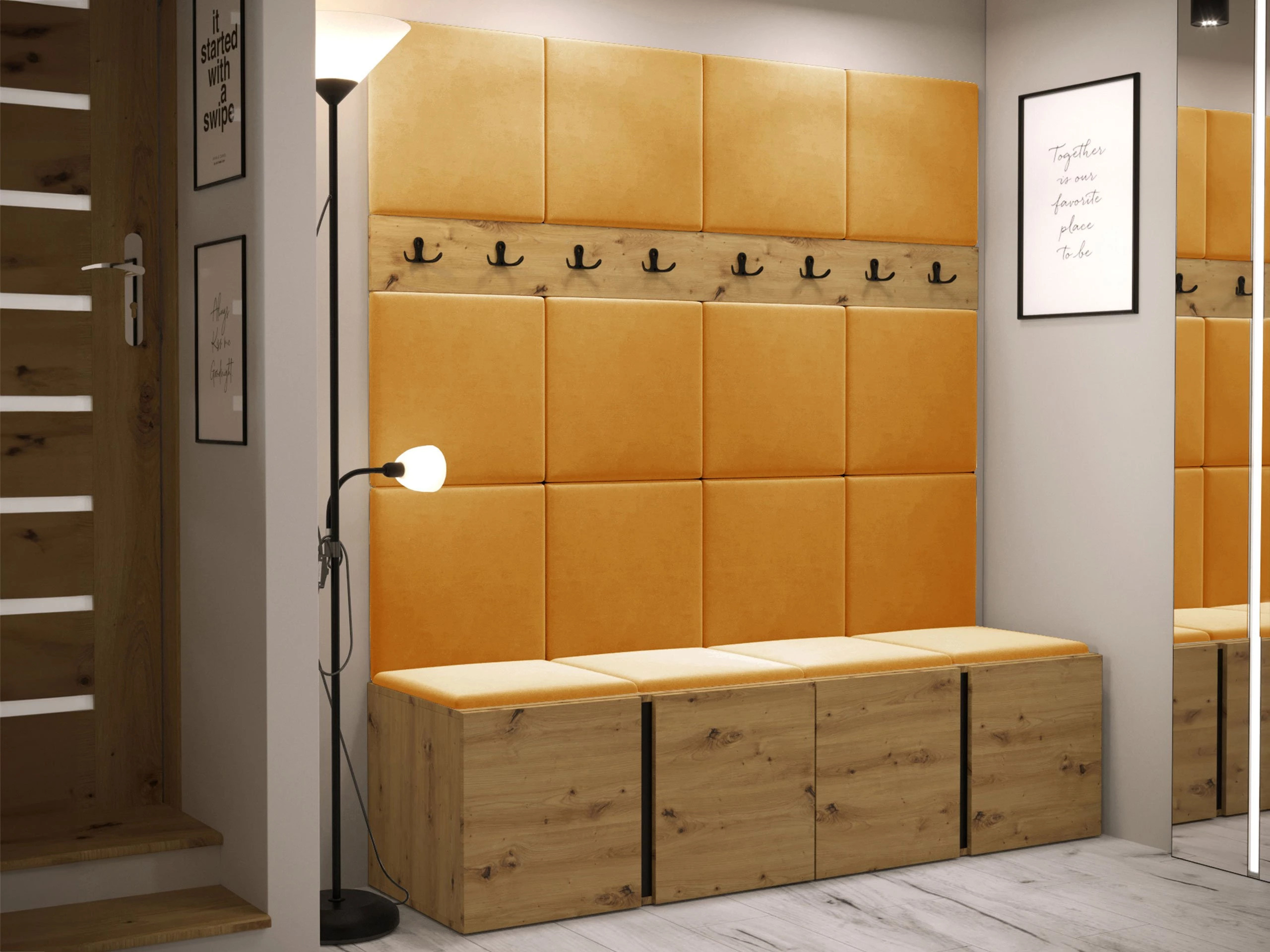 Hallway set Pinis V (Artisan oak)