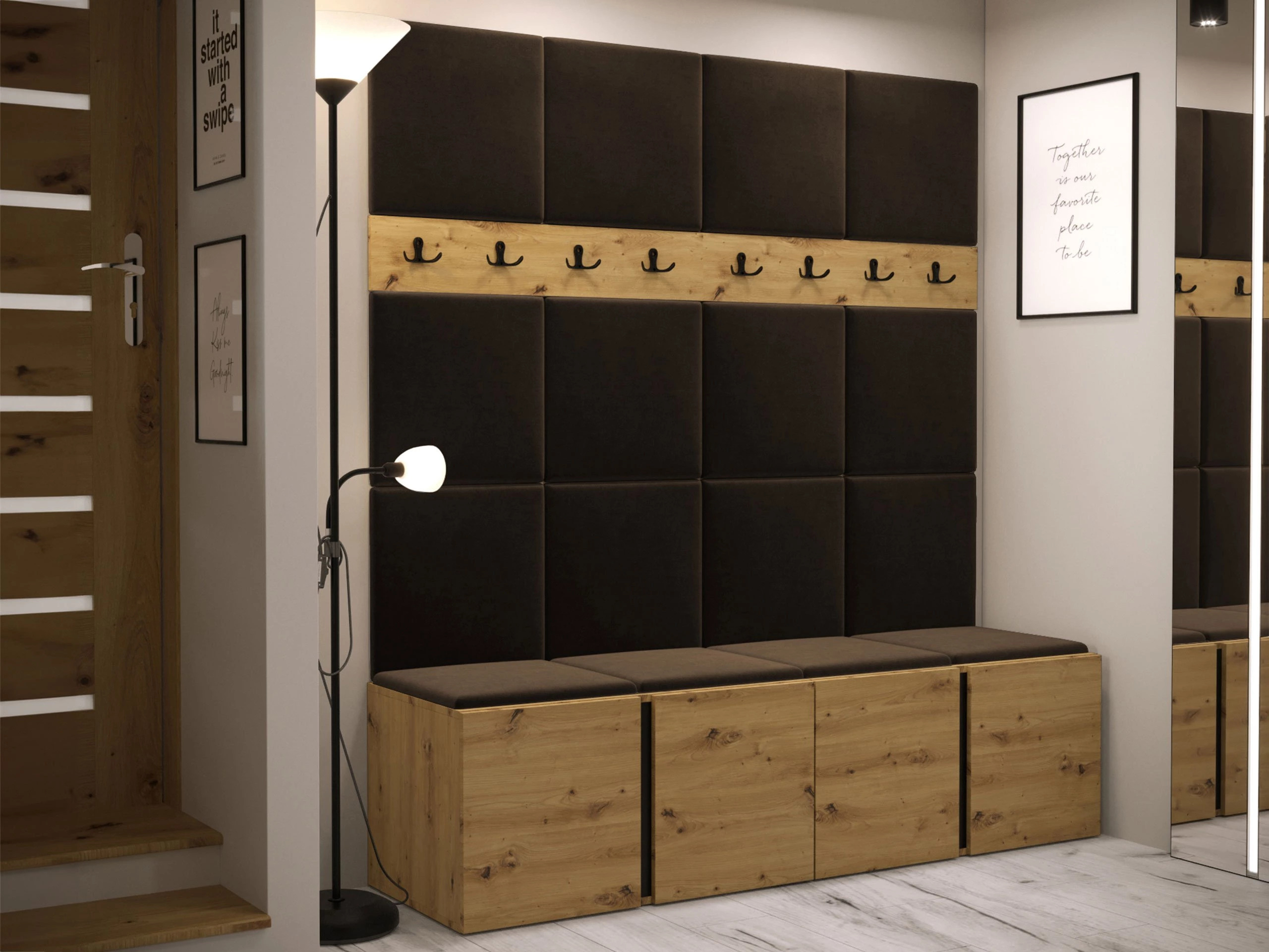 Hallway set Pinis V (Artisan oak)