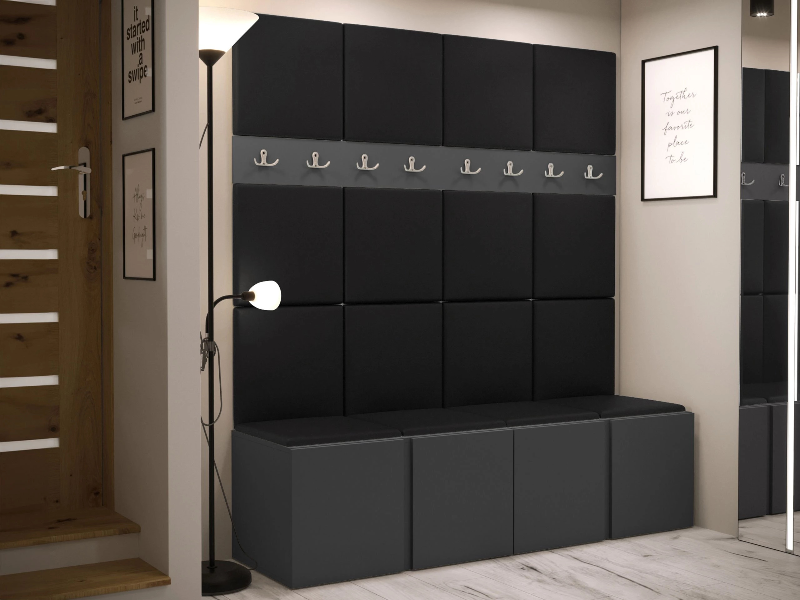 Hallway set Pinis V (Eco-leather Soft 011)