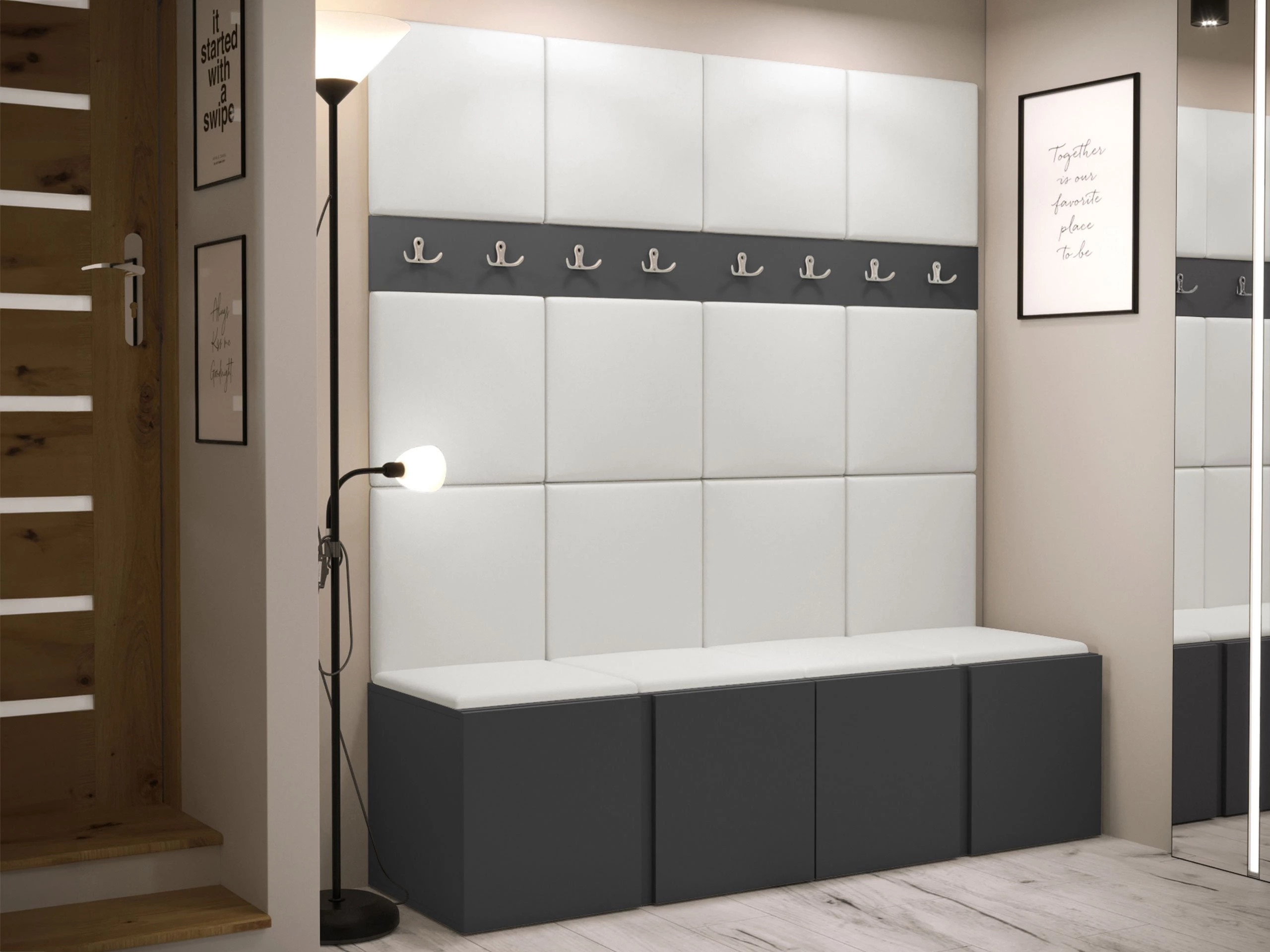 Hallway set Pinis V (Eco-leather Soft 017)