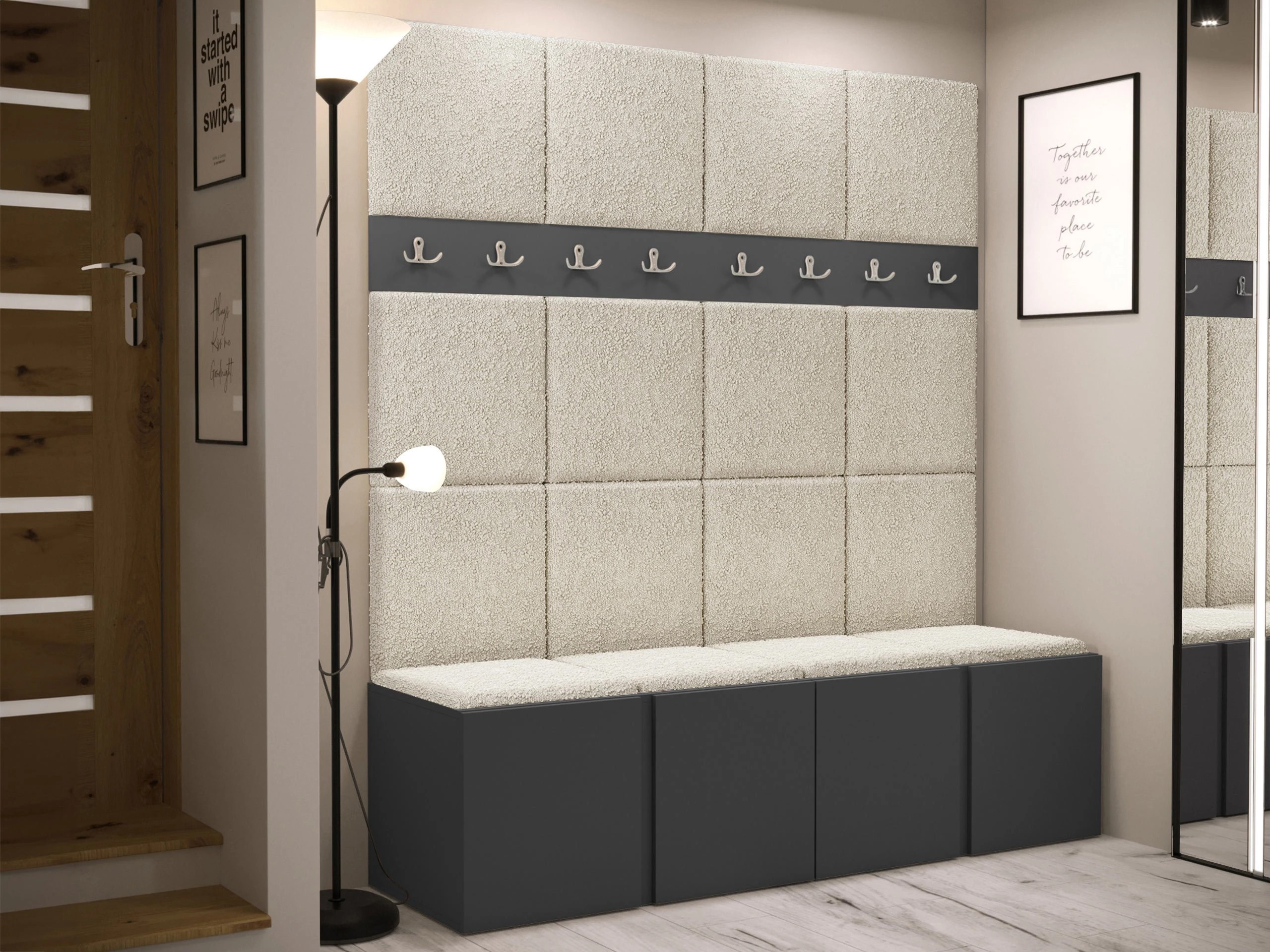 Hallway set Pinis V (Graphite)