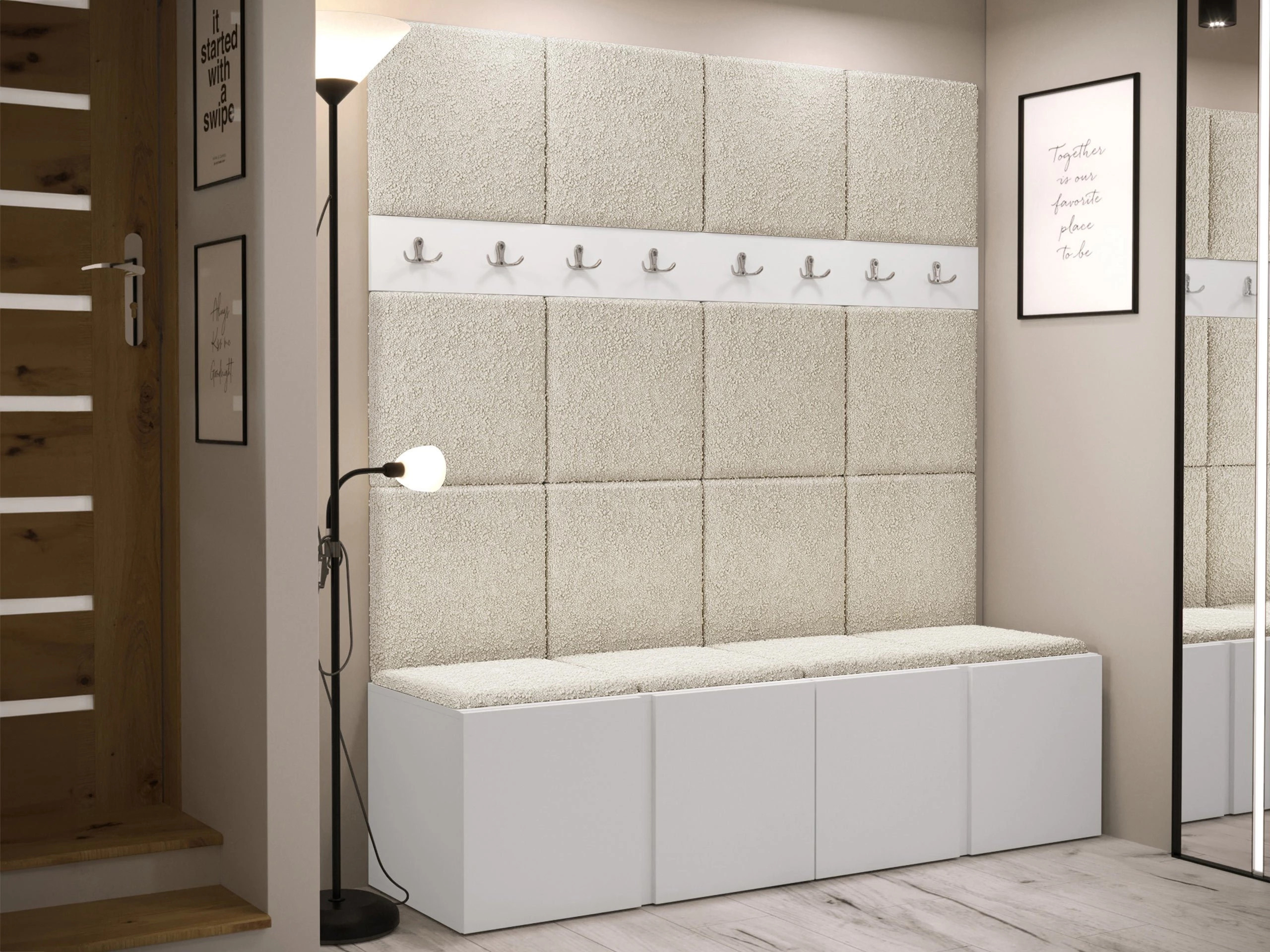 Hallway set Pinis V (White)