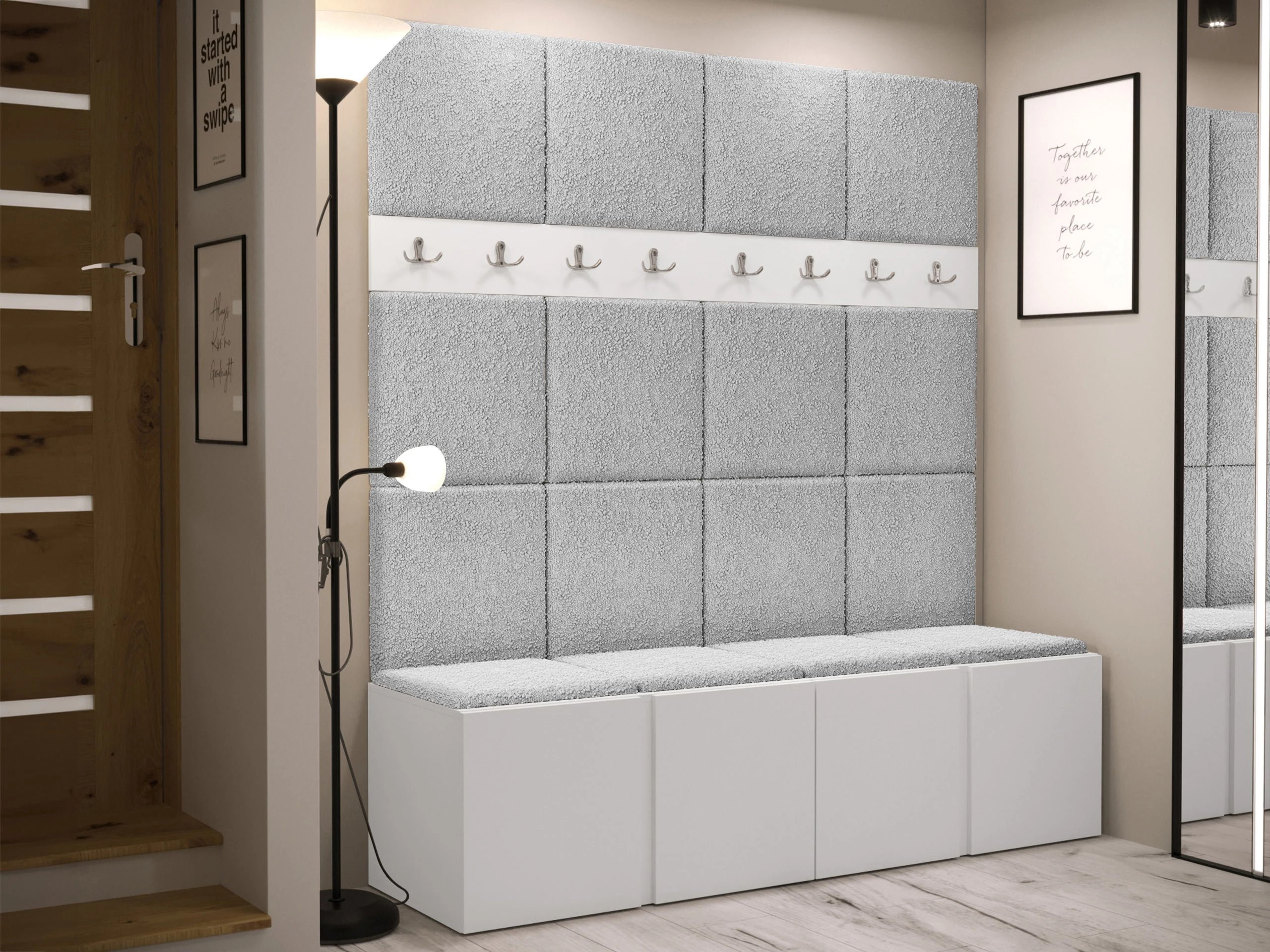 Hallway set Pinis V (White)