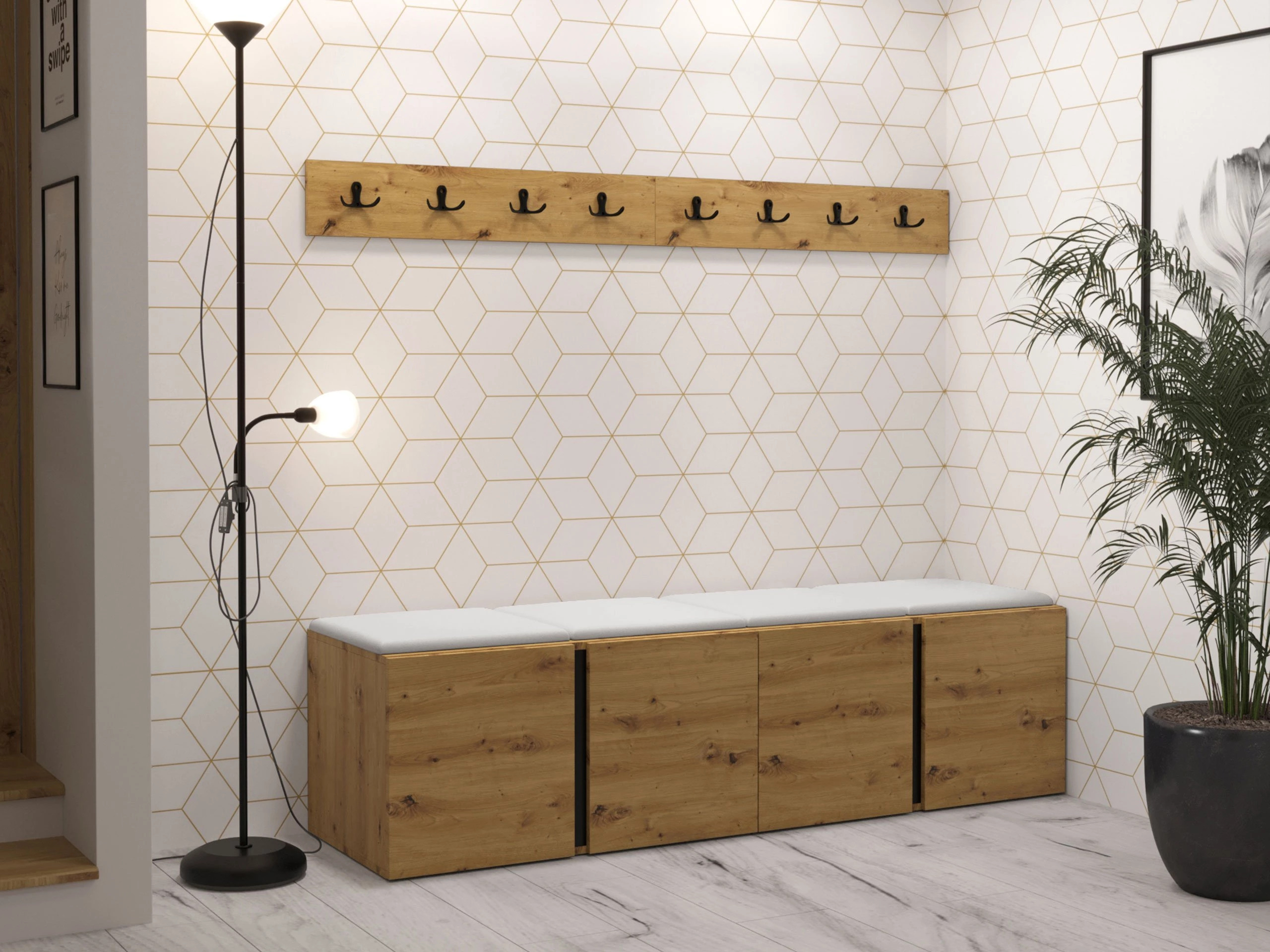 Hallway set Pinis VII (Eco-leather Soft 017)