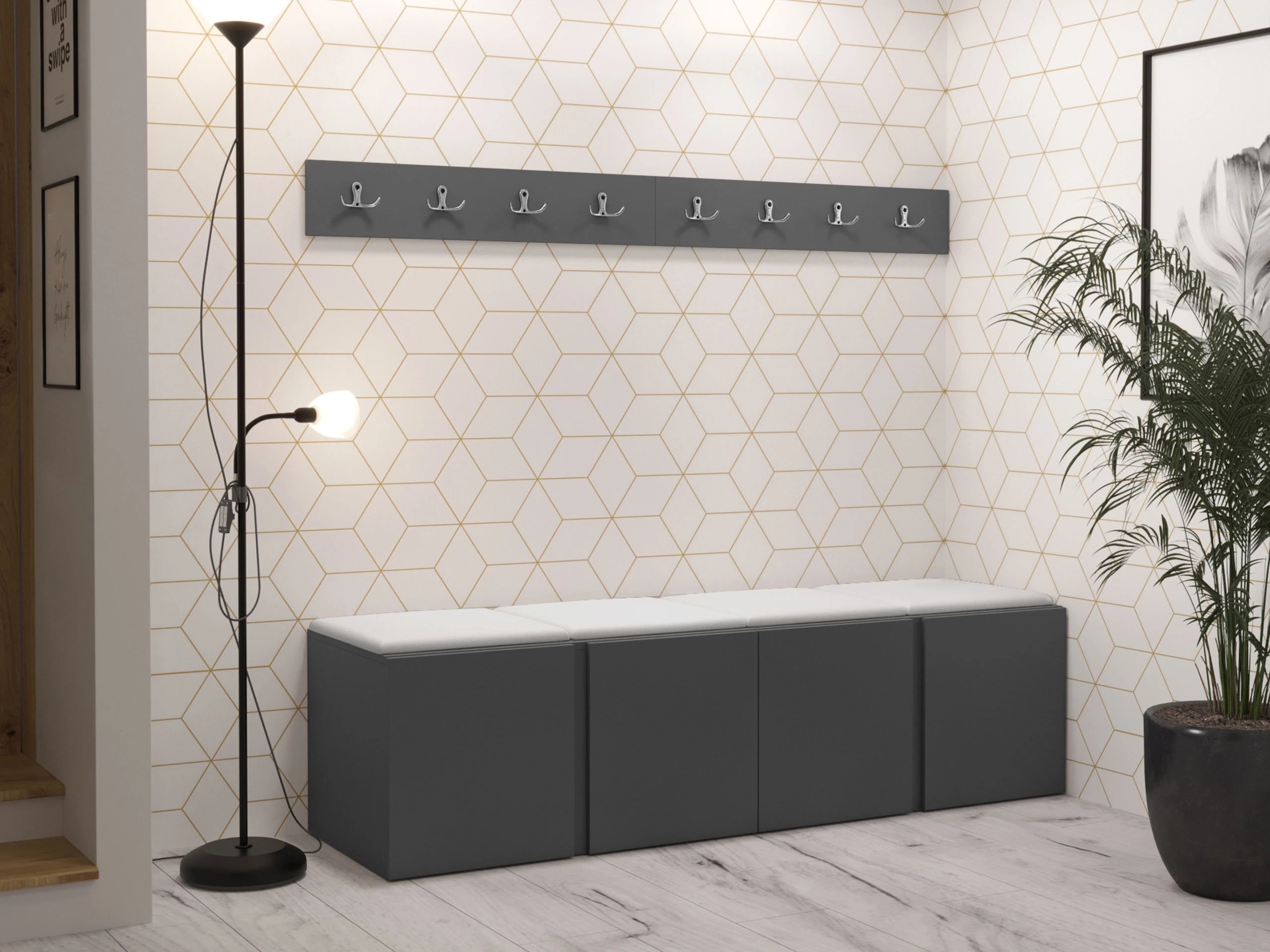 Hallway set Pinis VII (Eco-leather Soft 017)