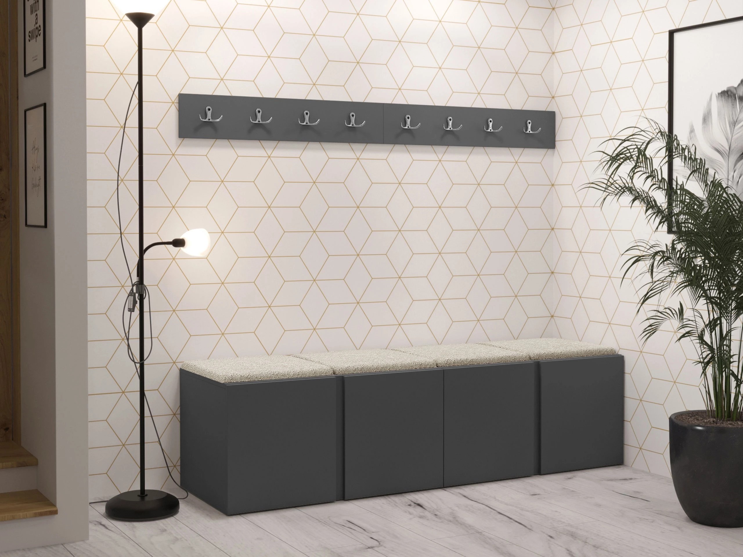 Hallway set Pinis VII (Graphite)