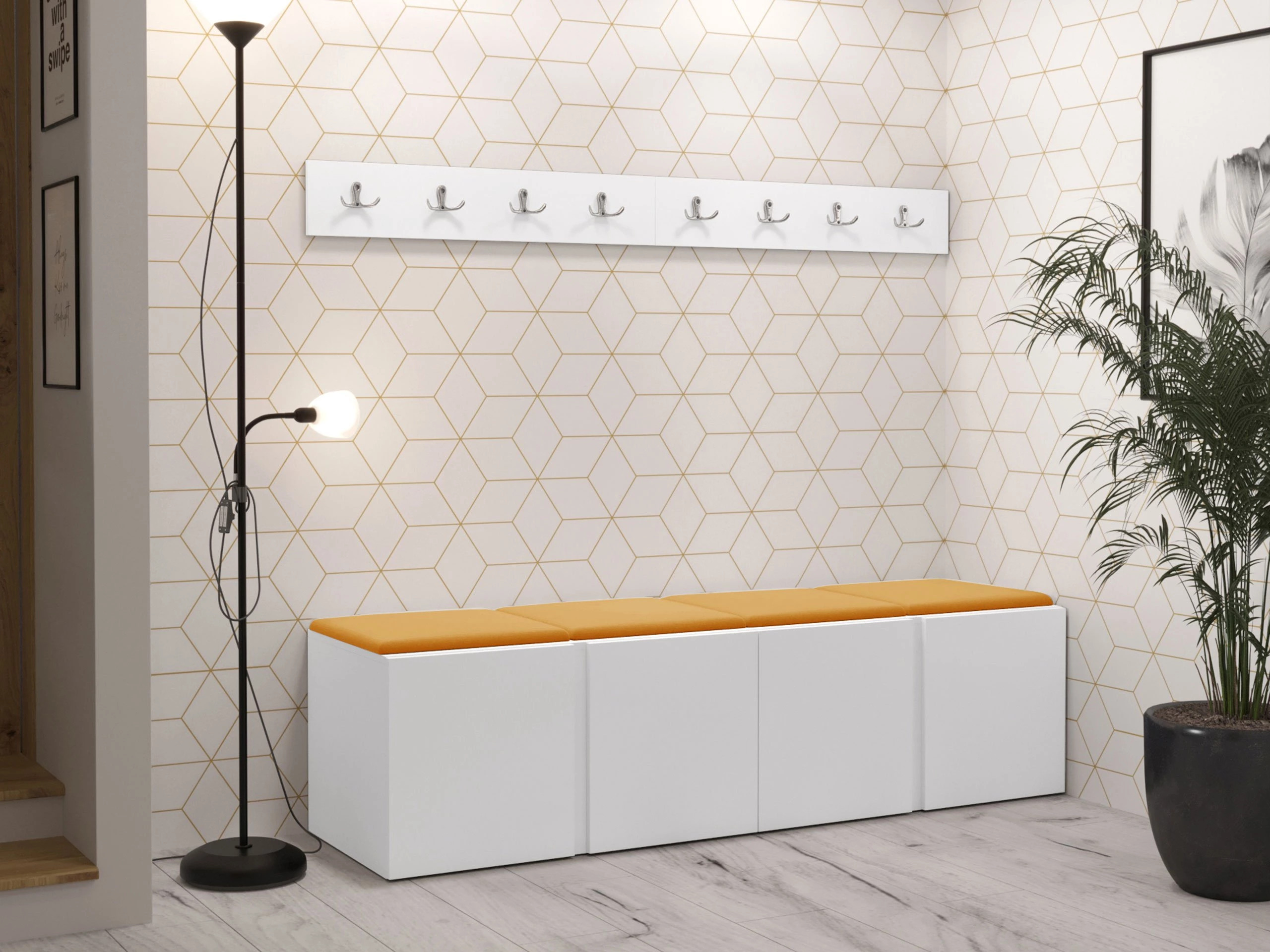 Hallway set Pinis VII (White)