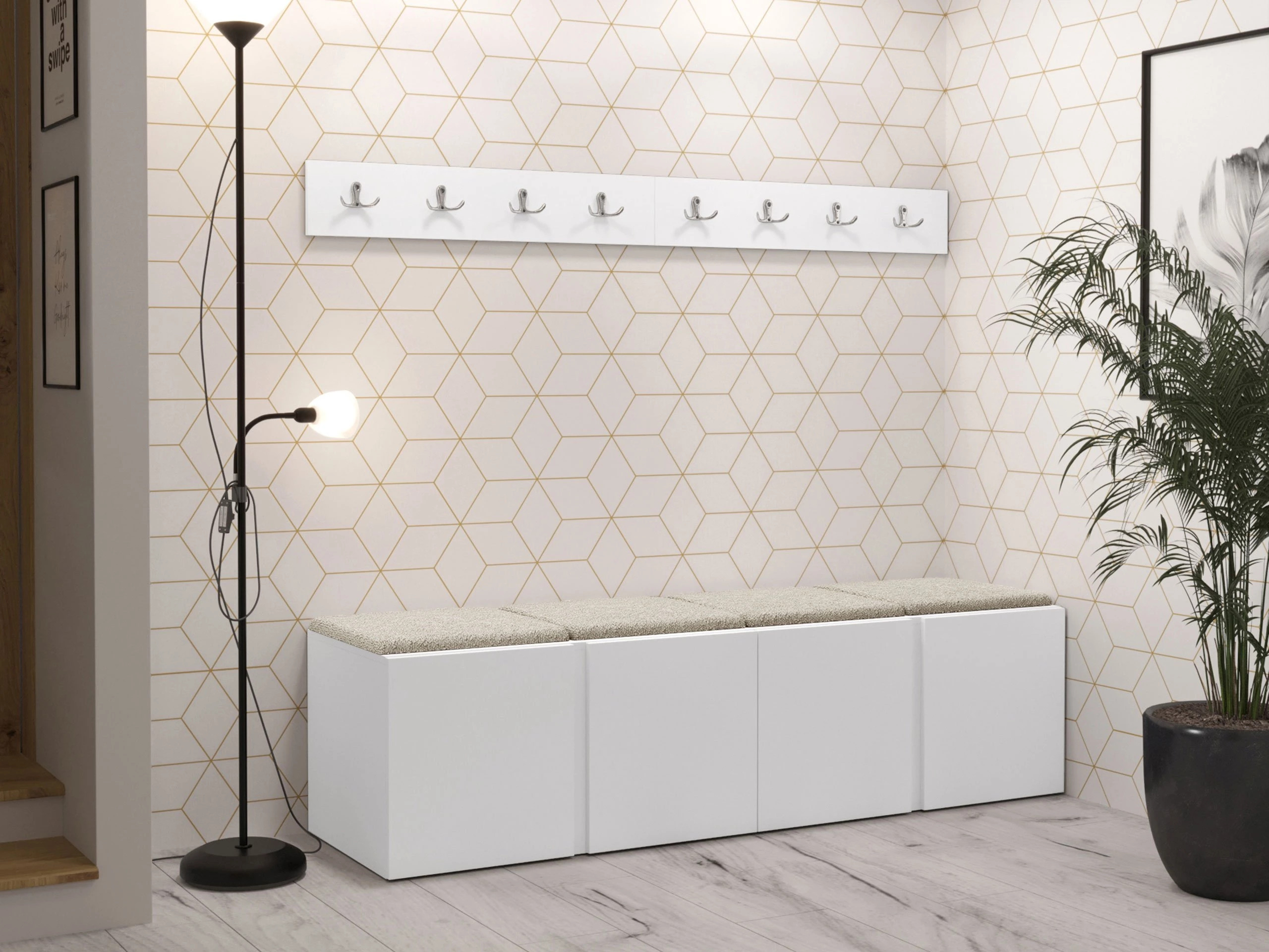 Hallway set Pinis VII (White)
