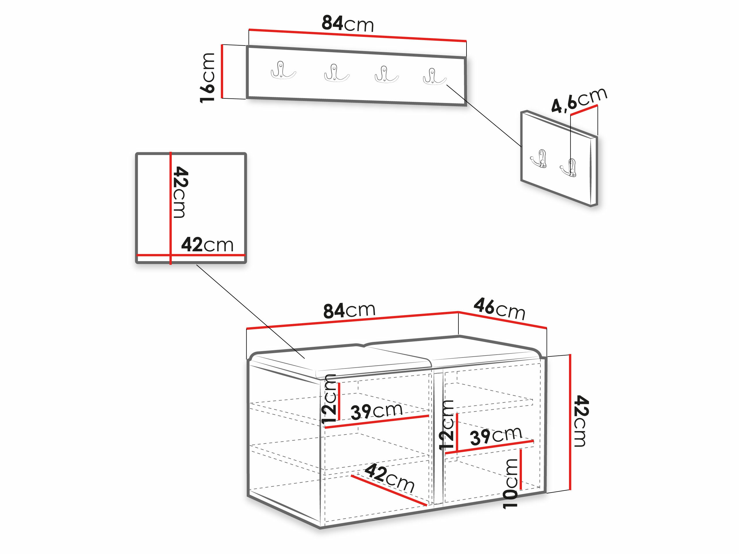 Hallway set Hartford 275 (Manila 02)