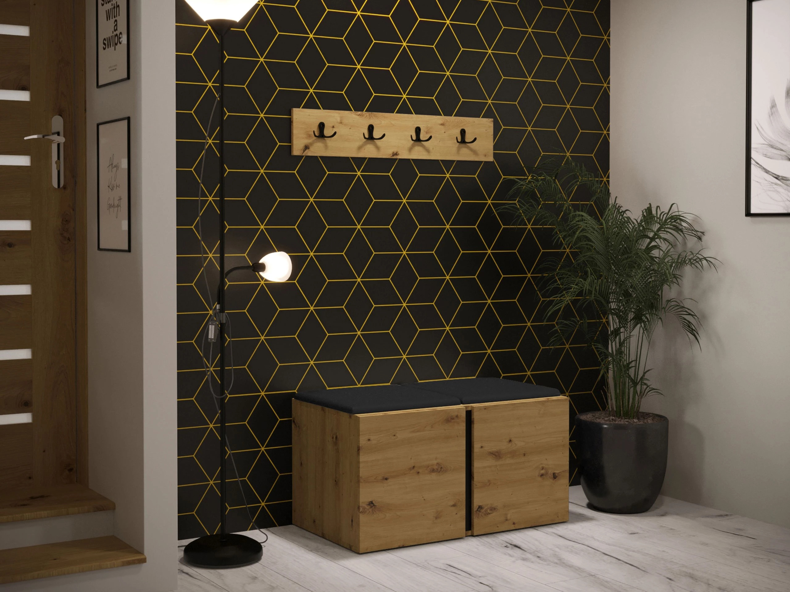 Hallway set Pinis VI (Eco-leather Soft 011)