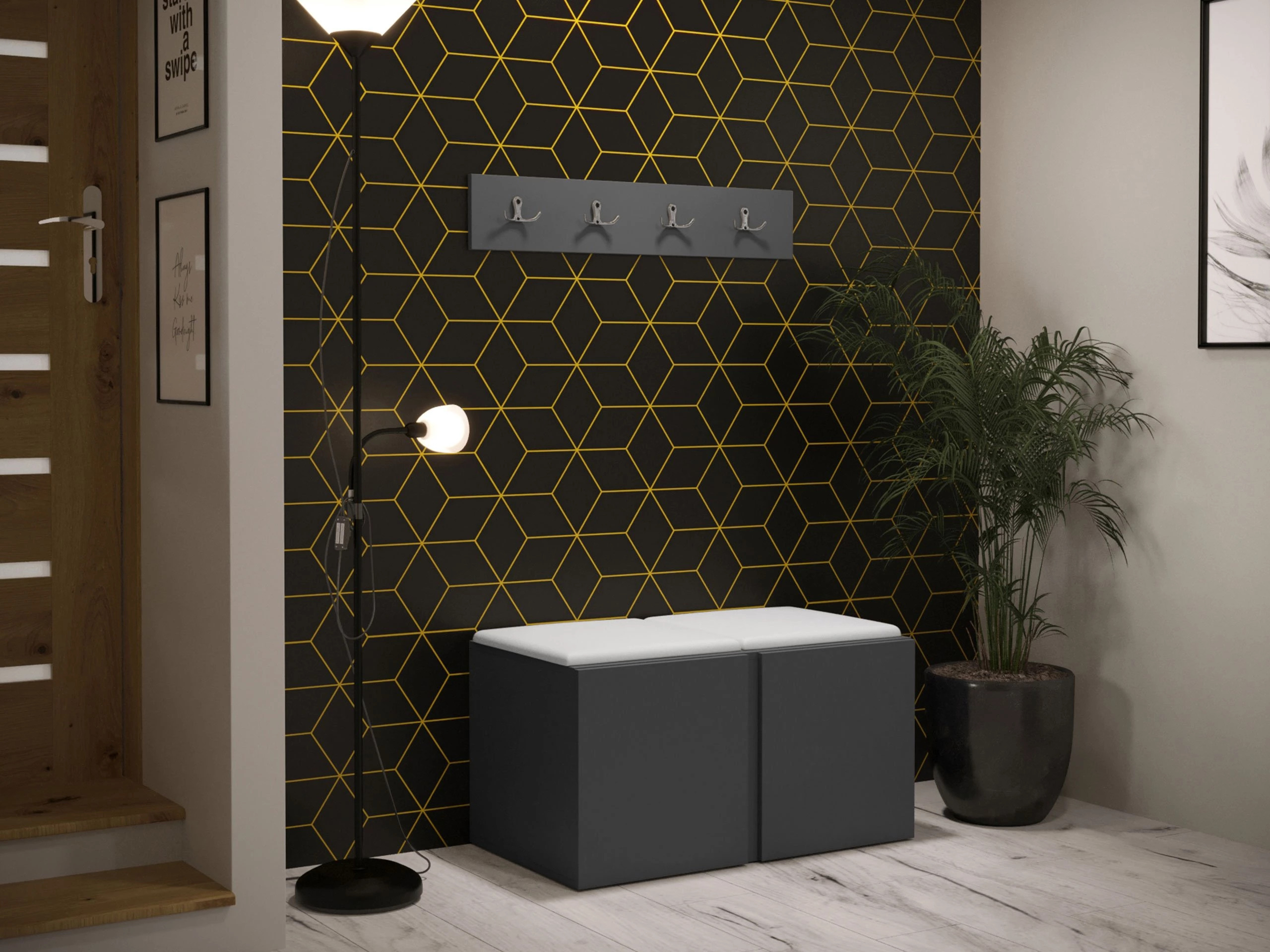 Hallway set Pinis VI (Eco-leather Soft 017)