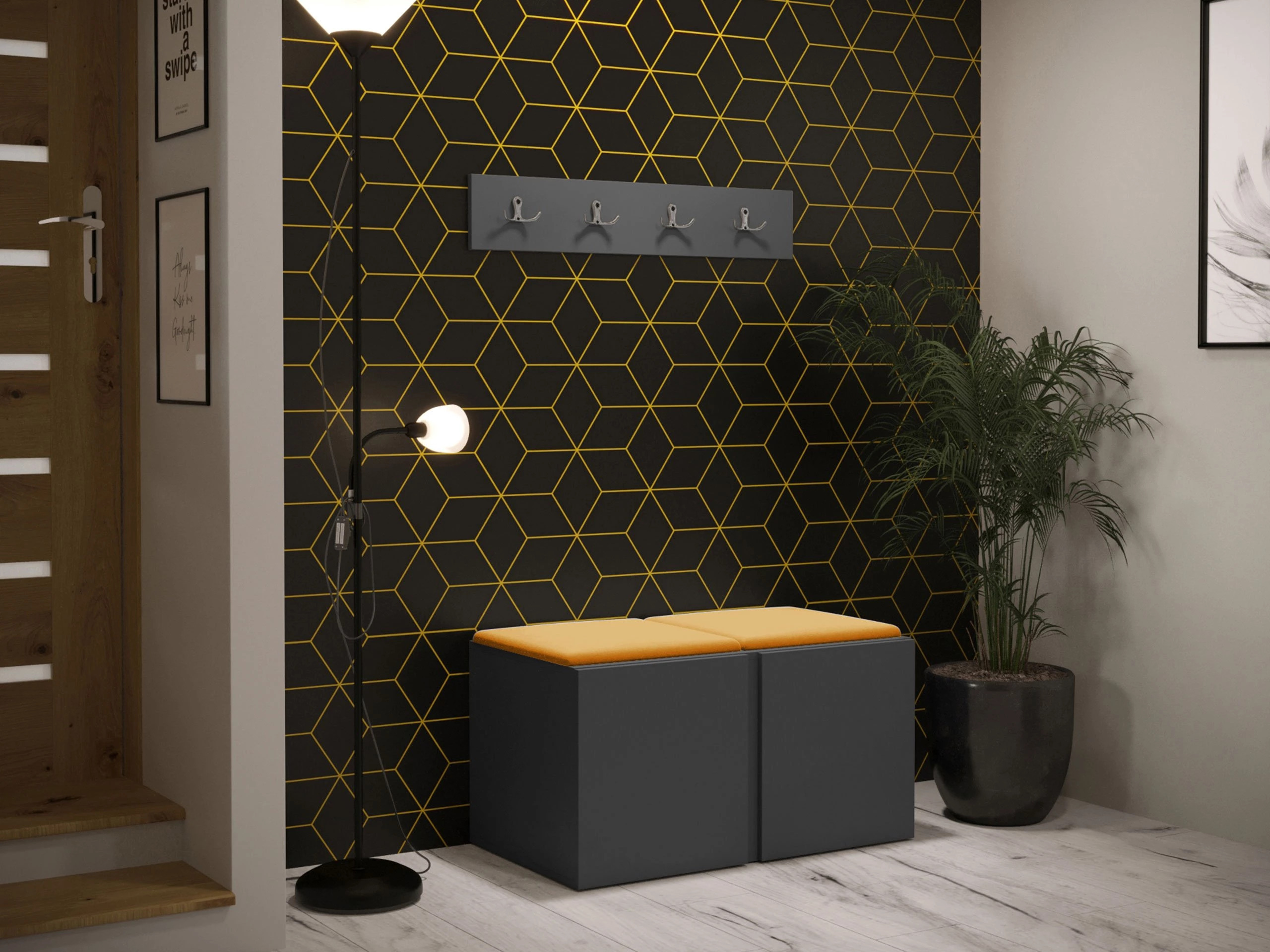 Hallway set Pinis VI (Graphite)